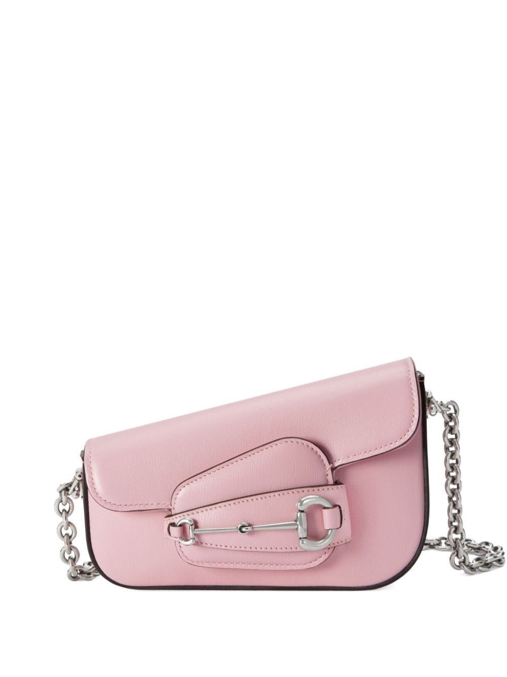 Gucci o1s1wg110225 Size: OS/ Horsebit Mini Shoulder Bag Light Pink Size ONE SIZE - 1 Thumbnail