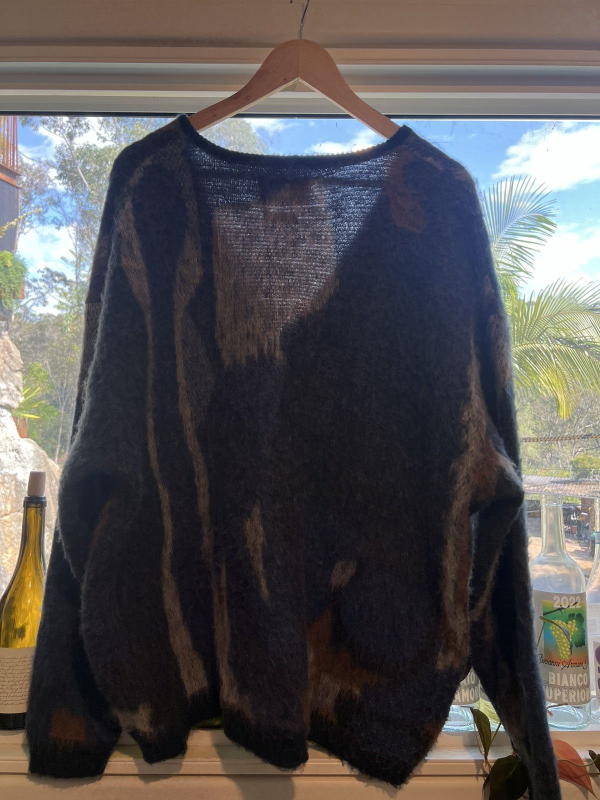 トップス YOKE ROTHKO JACQUARD CARDIGAN Yoke Rothko Jacquard Cardigan