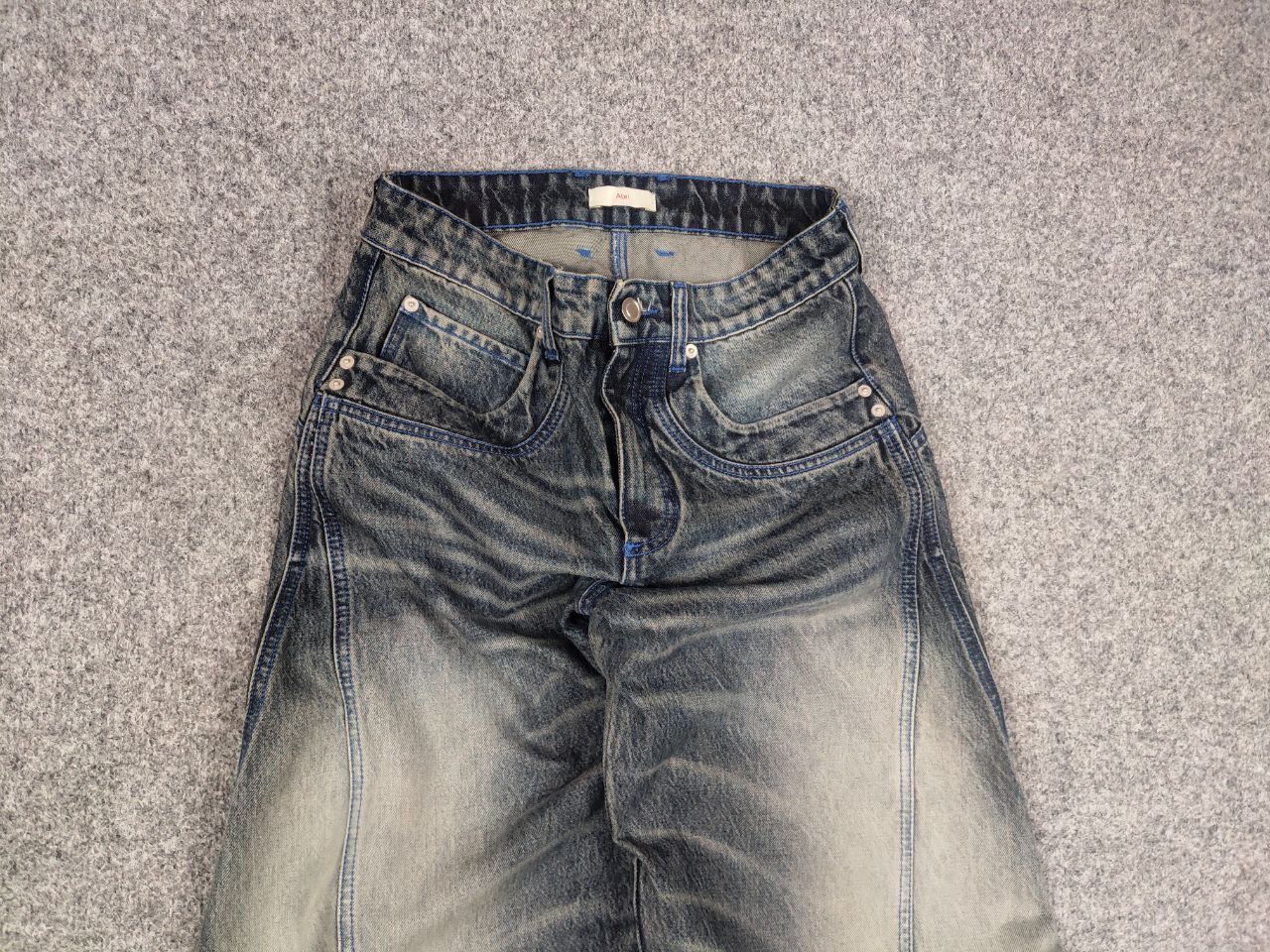 Vintage Abri studio Design heart Berto Baggy Faded denim Pants Jeans Size US 30 / EU 46 - 5 Thumbnail