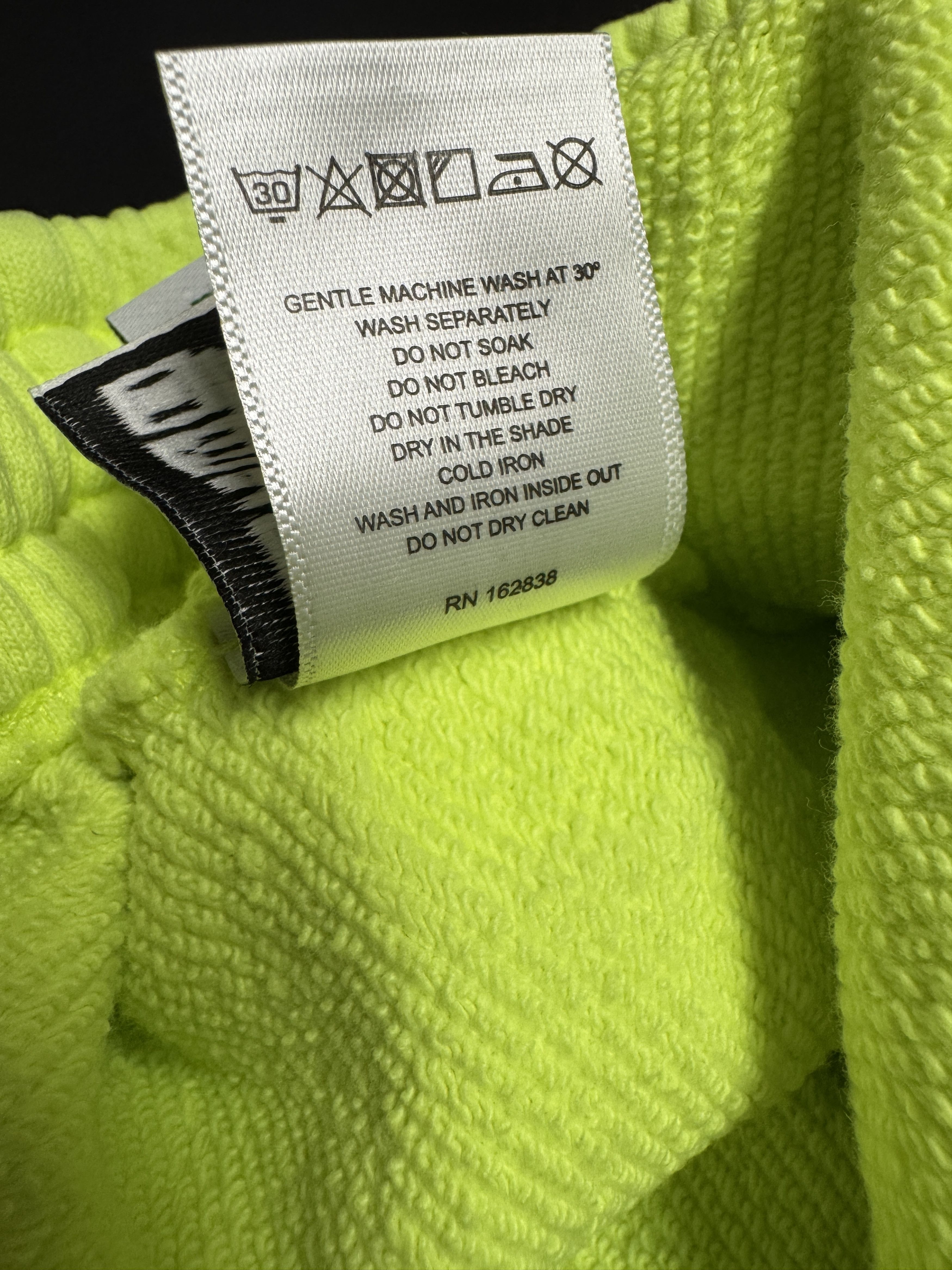DENIM TEARS Denim Tears Mono Cotton Wreath Sweatpants Neon Green Size US 28 / EU 44 - 6 Thumbnail