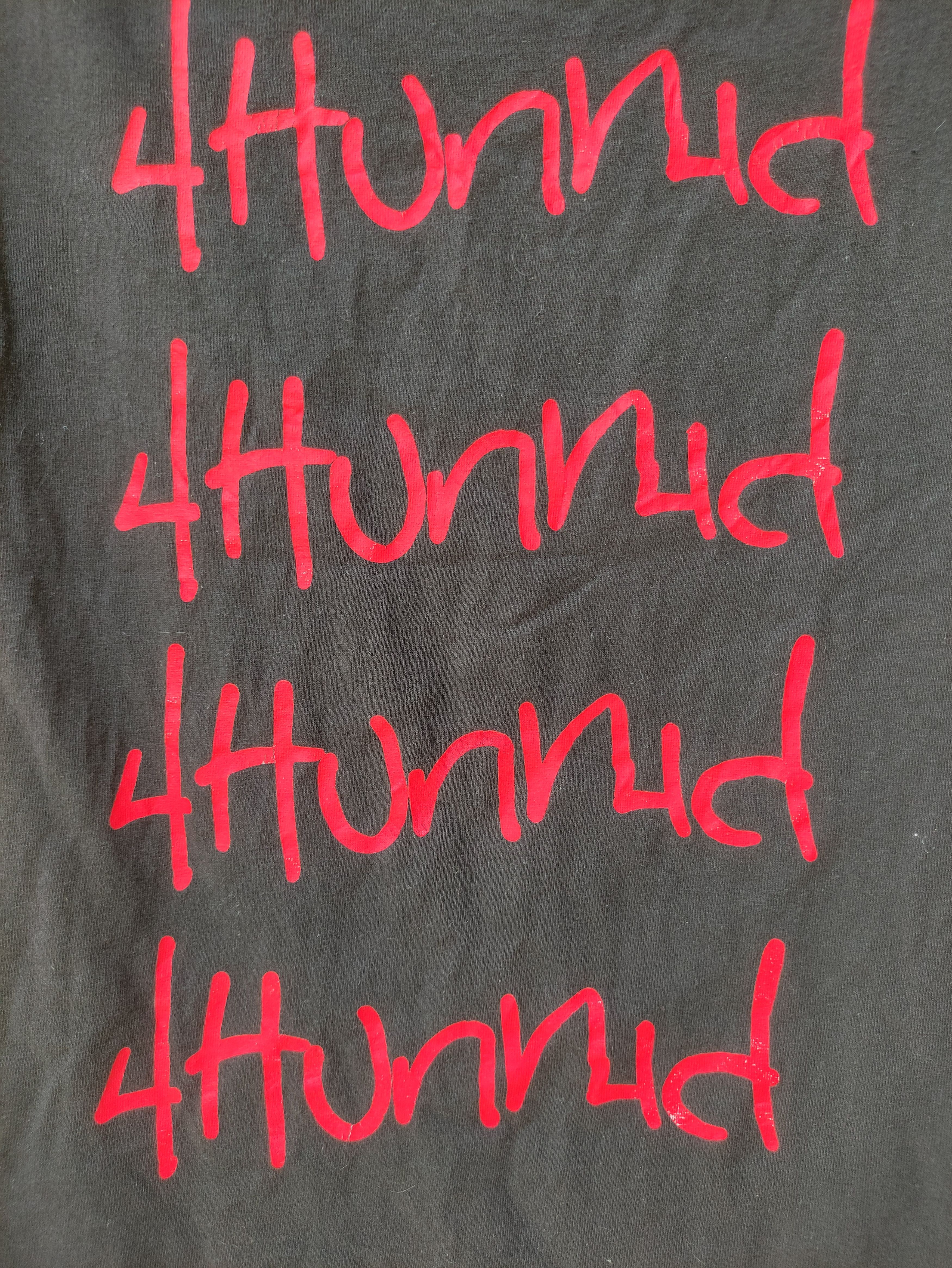 4HUNNID 4HUNNID BLACK TEE Size US L / EU 52-54 / 3 - 3 Thumbnail