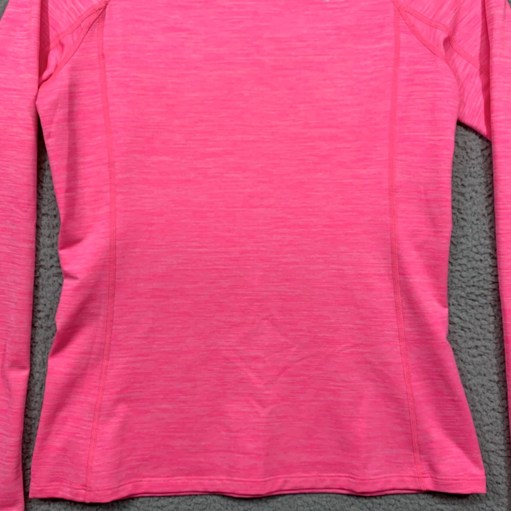 Under Armour Under Armour Women's Athletic Top Heather Pink HeatGear Long Sleeve Crew Neck M Size Size M / US 6-8 / IT 42-44 - 3 Thumbnail