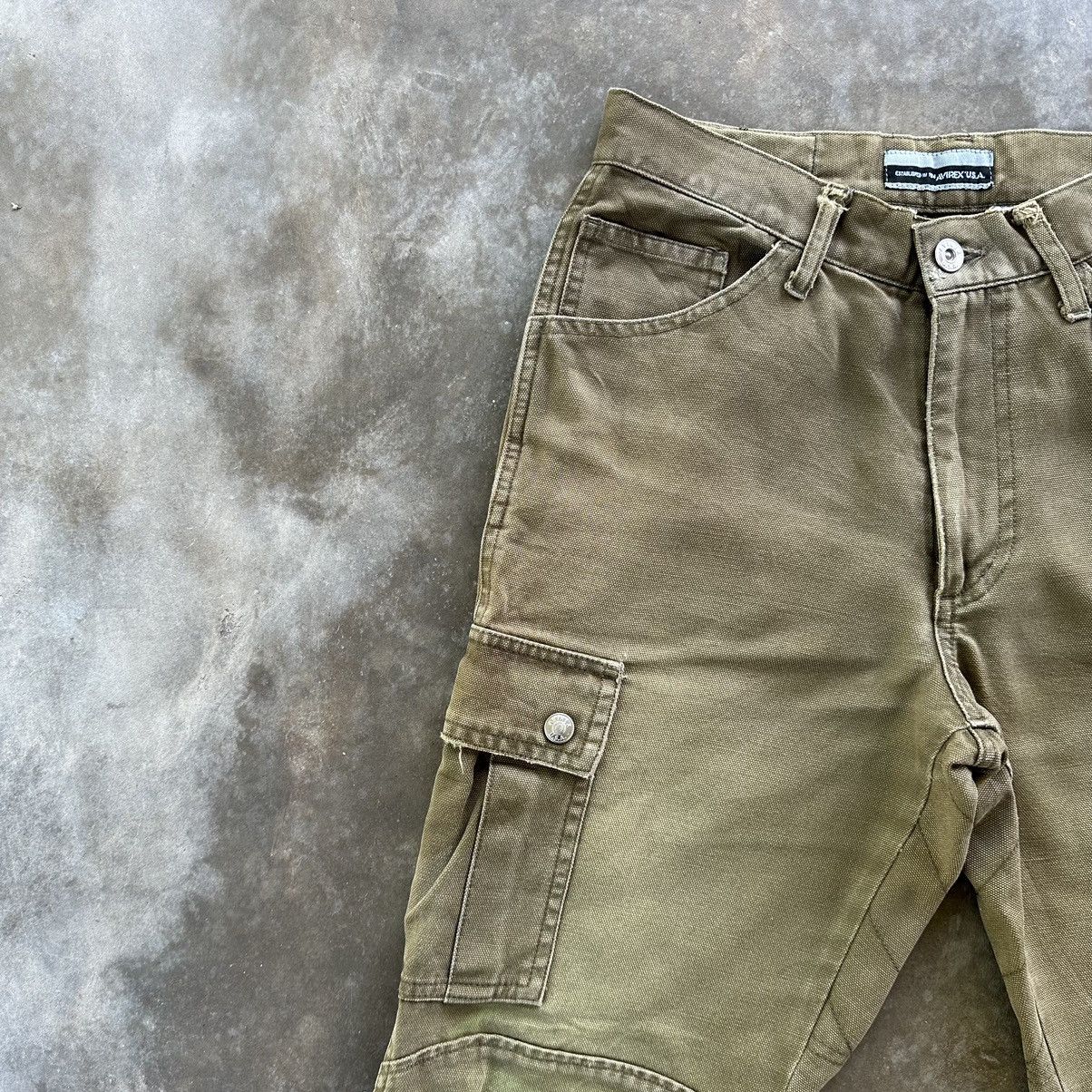 Avirex 🔥W27x33 Avirex USA Distressed Tactical Cargo Pant Size US 27 - 4 Thumbnail