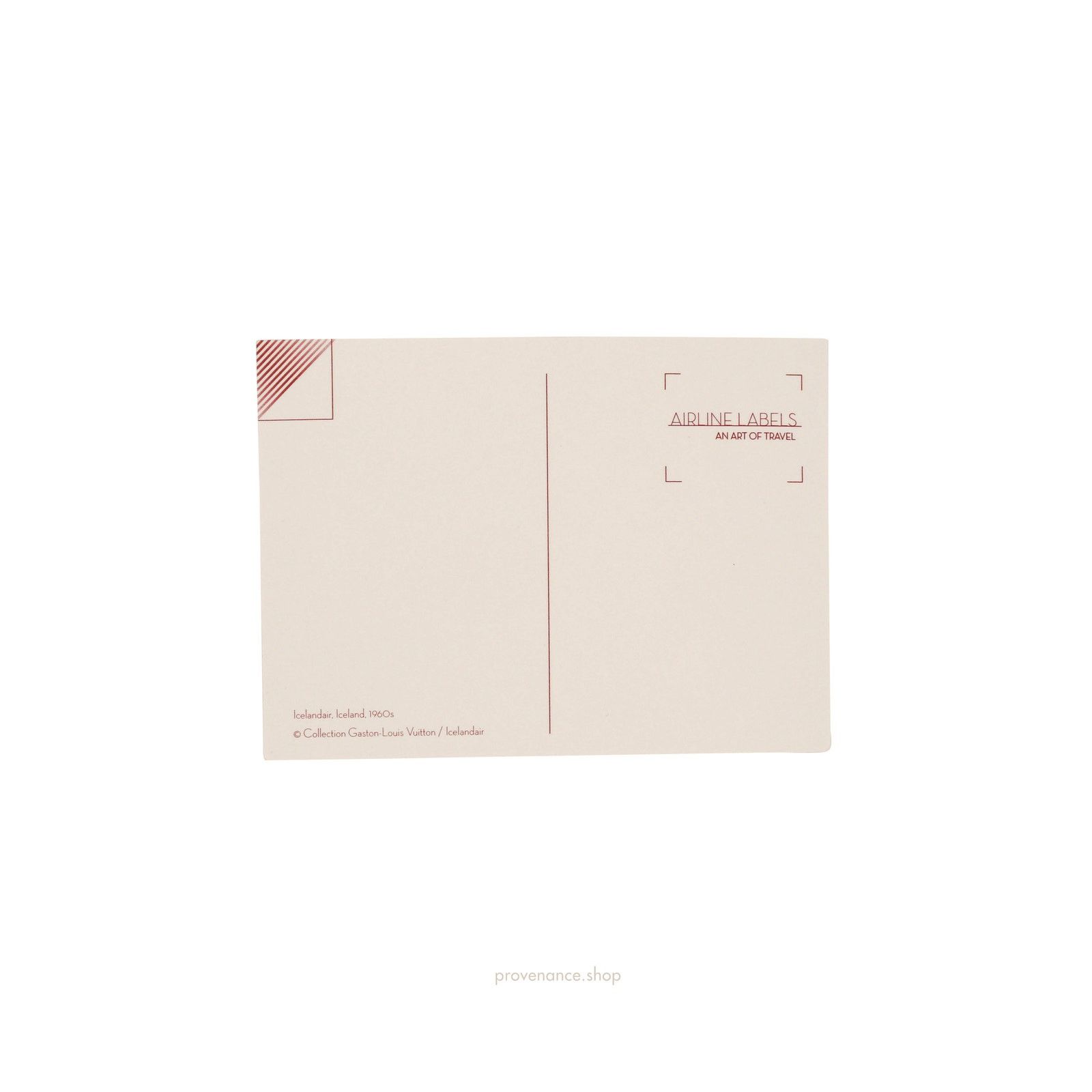 Louis Vuitton Louis Vuitton Airline Label Postcard Sticker- ICELANDAIR Size ONE SIZE - 2 Thumbnail