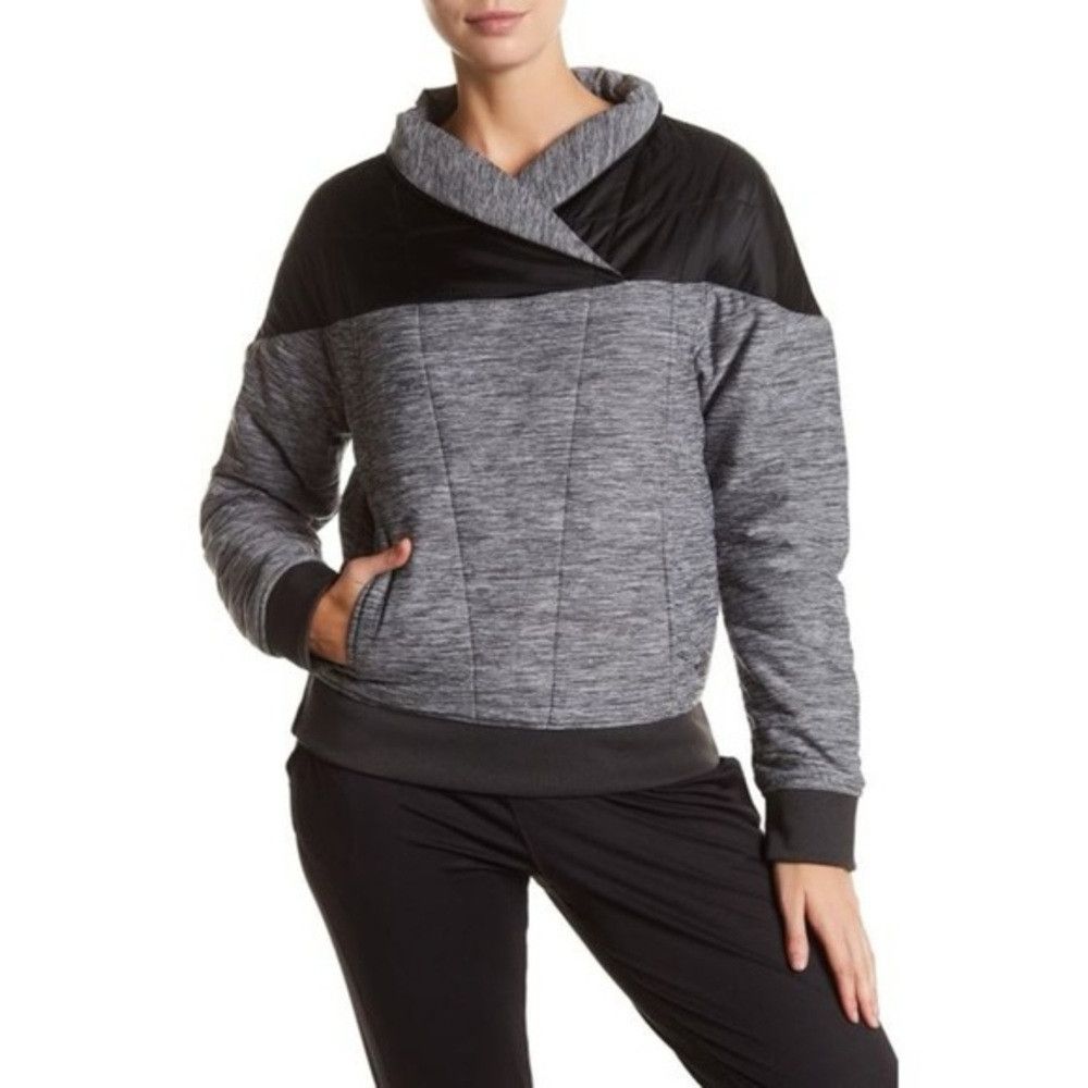 The North Face The North Face Pseudio pullover puffy jacket in gray and bl Size XS / US 0-2 / IT 36-38 - 1 Thumbnail