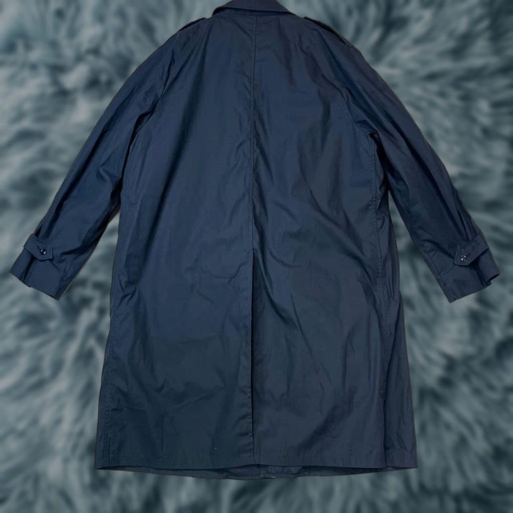 Vintage VINTAGE DSCP Quarterdeck Collection Trench Coat Coat Men 48L Black Long Classic 70s Pockets Button Big & Tall Regular Size US M / EU 48-50 / 2 - 1 Thumbnail