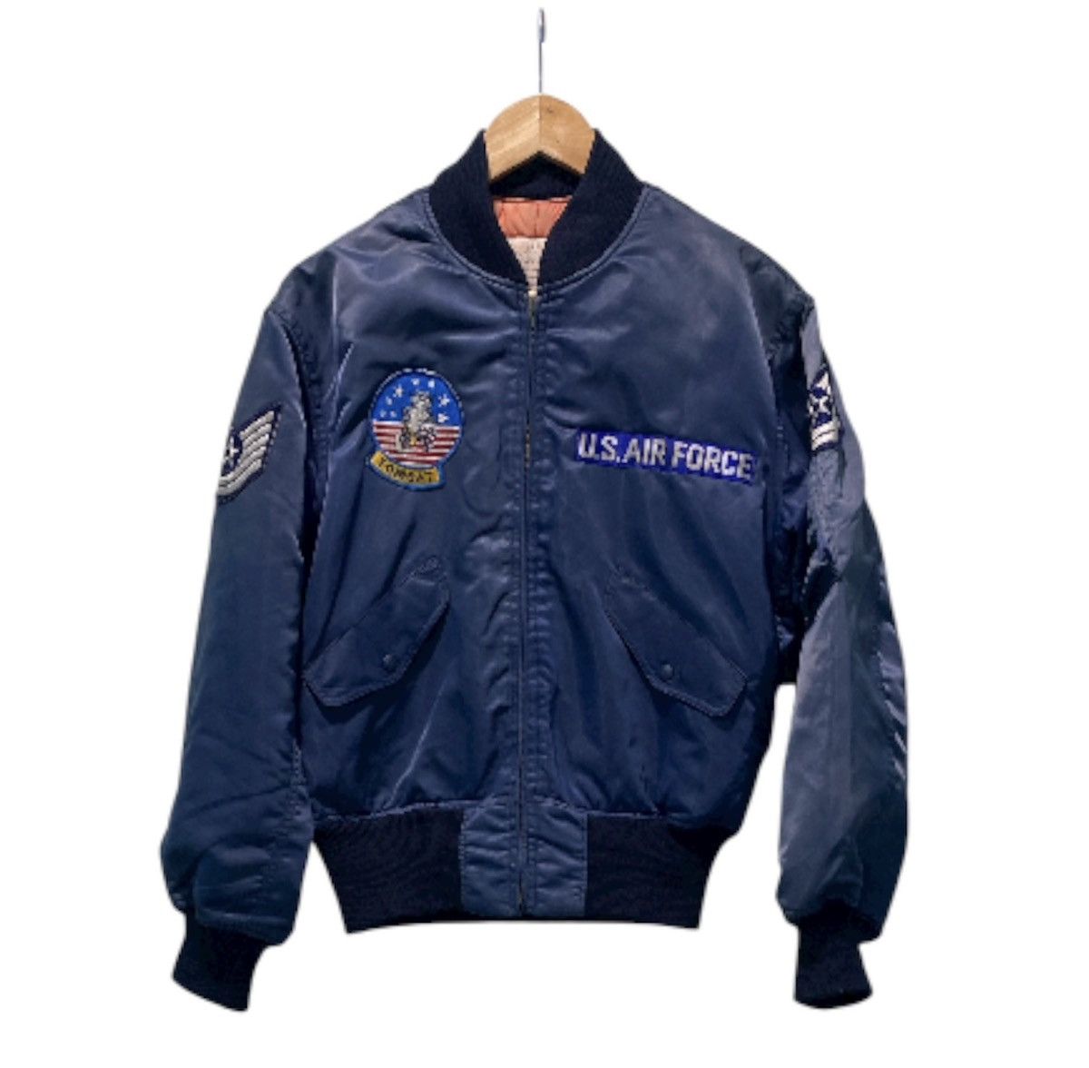 Alpha Industries Vintage USAF Field Bomber Jacket Size US S / EU 44-46 / 1 - 1 Thumbnail