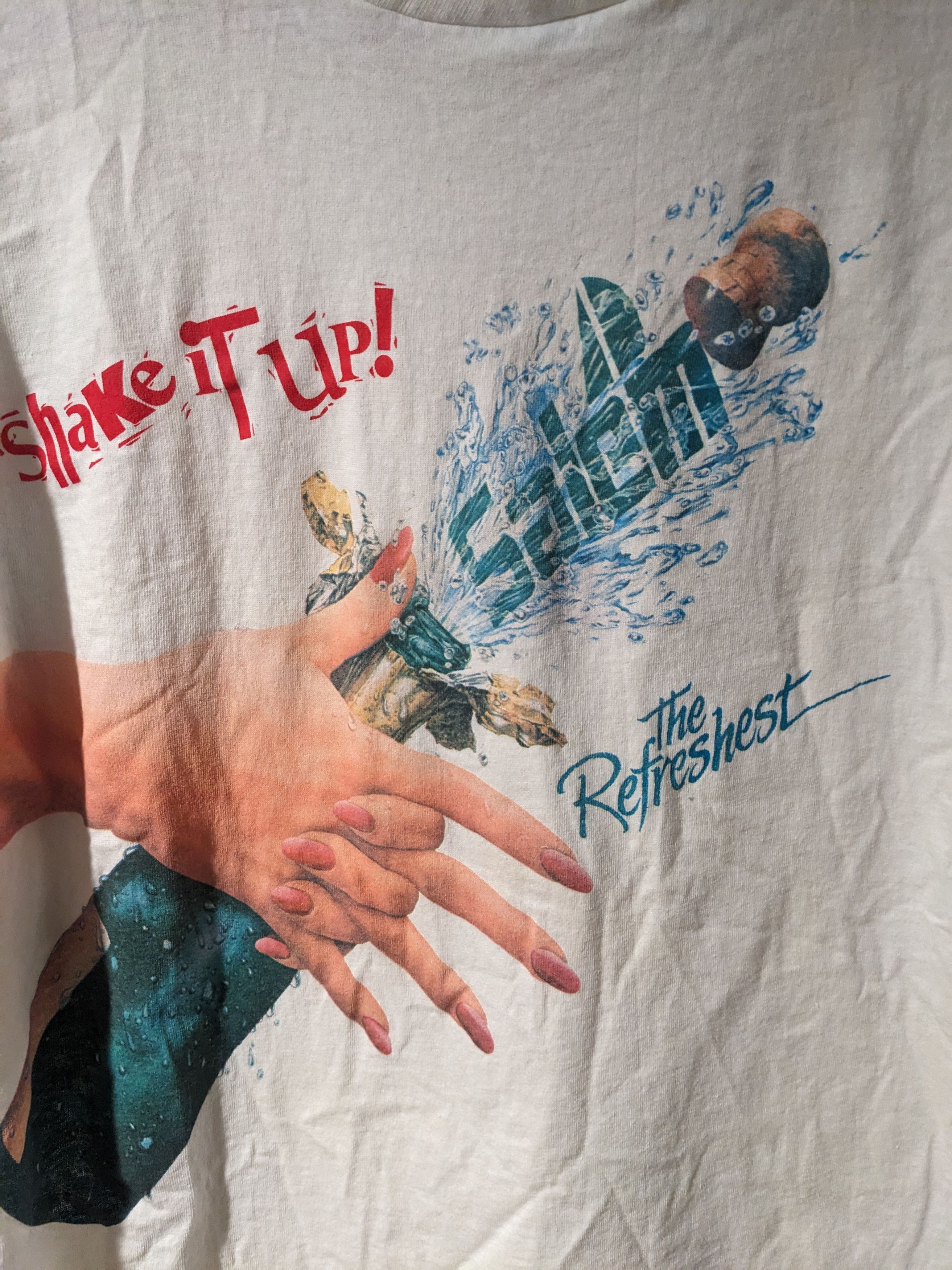 Salem Sportswear × Vintage Vintage 90s Salem Shake it Up The Refreshest Large T-Shirt Size US L / EU 52-54 / 3 - 2 Thumbnail