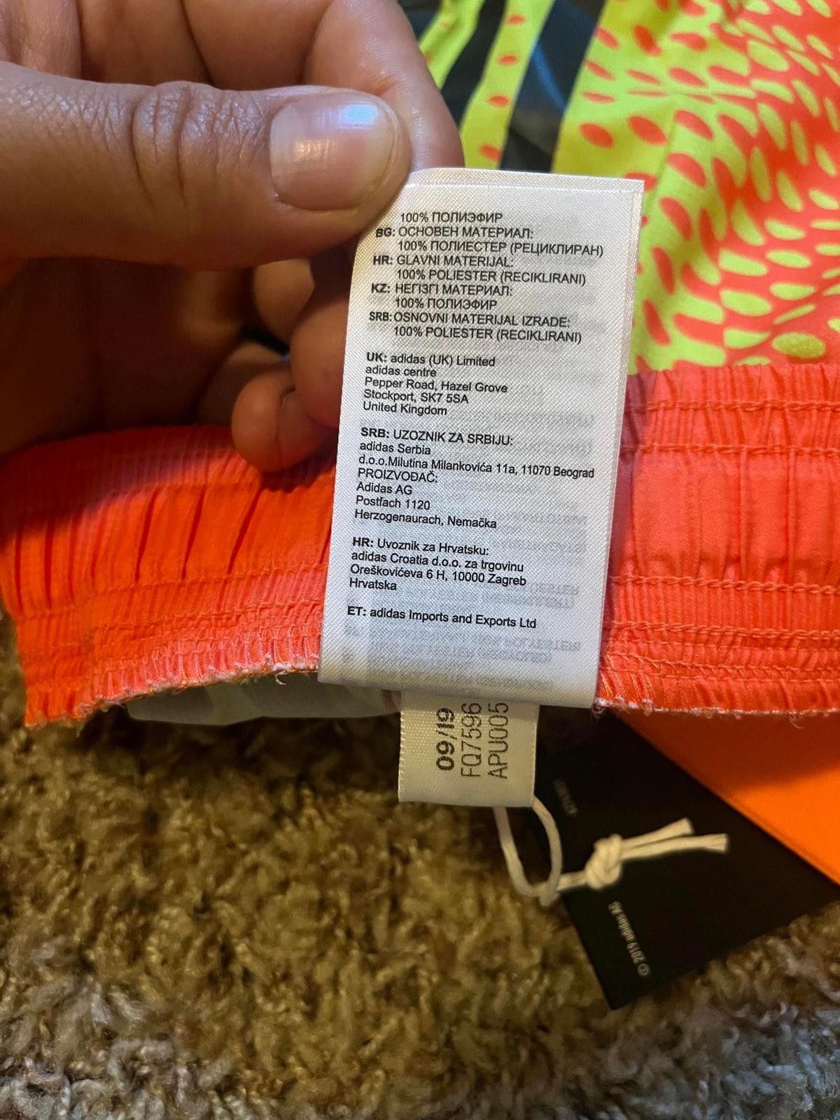 Adidas Palace Adidas Palace Juventus Fourth Goalkeeper Short Orange Size US 30 / EU 46 - 11 Thumbnail