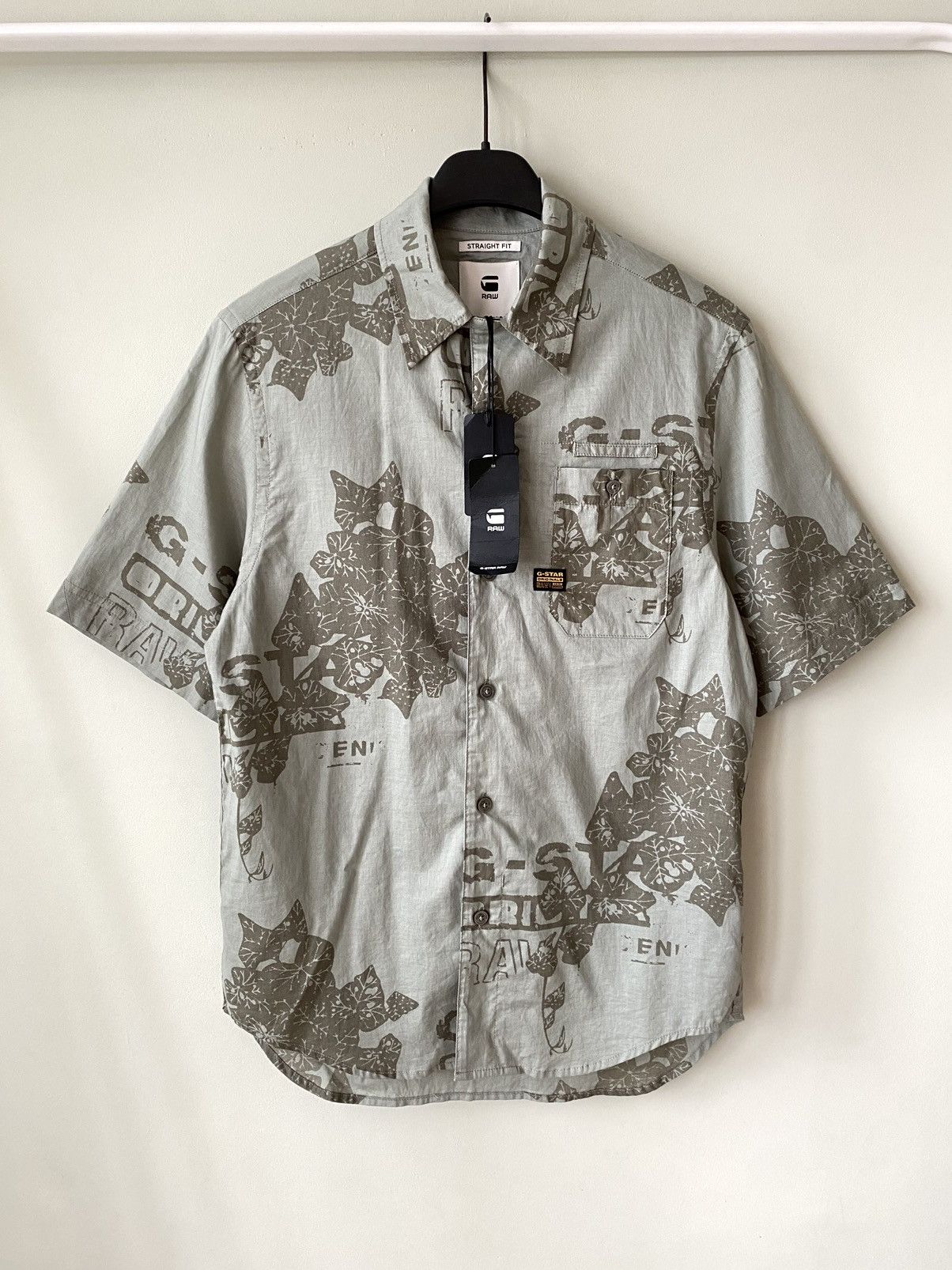 G-Star NEW G-Star Raw Bristum 1PKT Service Straight Shirt SS Size US XS / EU 42 / 0 - 1 Thumbnail