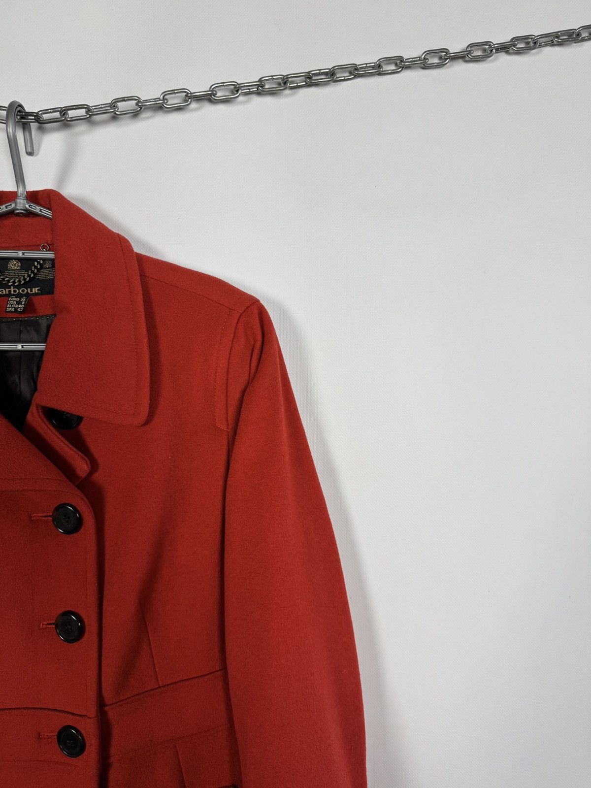 Barbour Barbour Wool Peacoat Double Breasted Classic Coat UK 12 US 8 Size M / US 6-8 / IT 42-44 - 2 Thumbnail