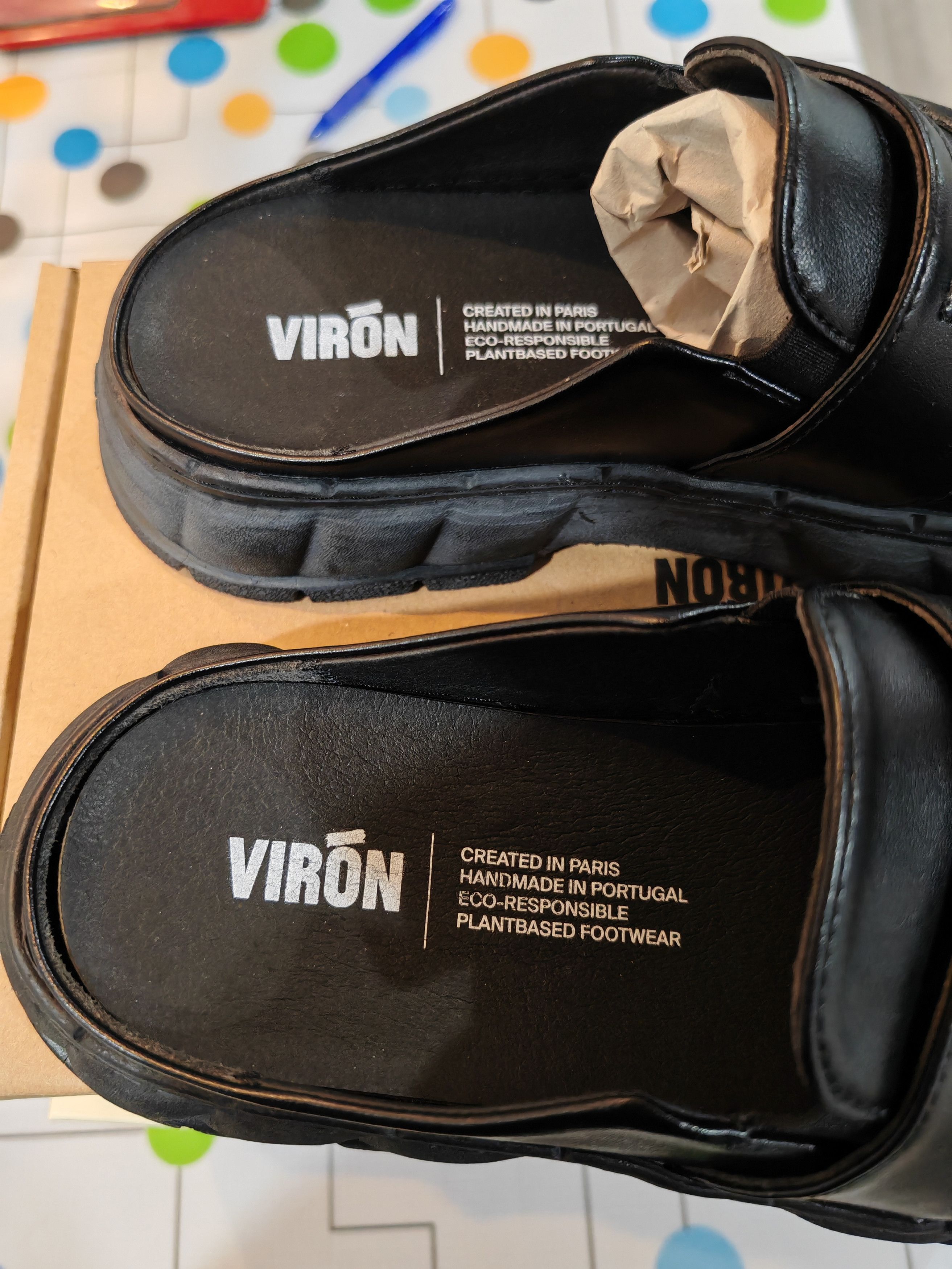 VIRON Handmade Backless Chunky-Sole Loafers Size US 9 / EU 42 - 8 Thumbnail