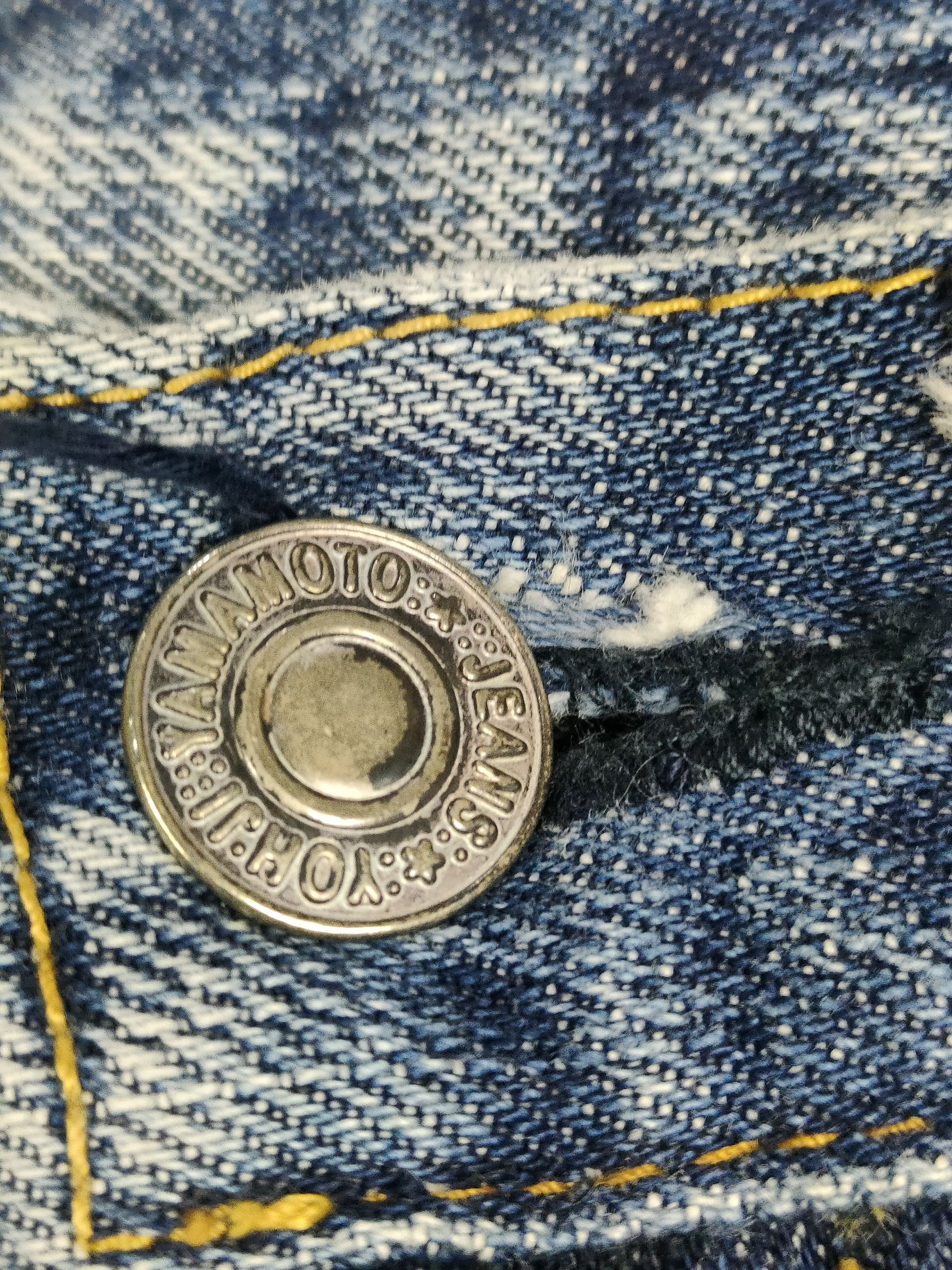 Japanese Brand × Yohji Yamamoto Yohji Yamamoto Signature Label Selvedge Denim Pant Size US 28 / EU 44 - 4 Thumbnail