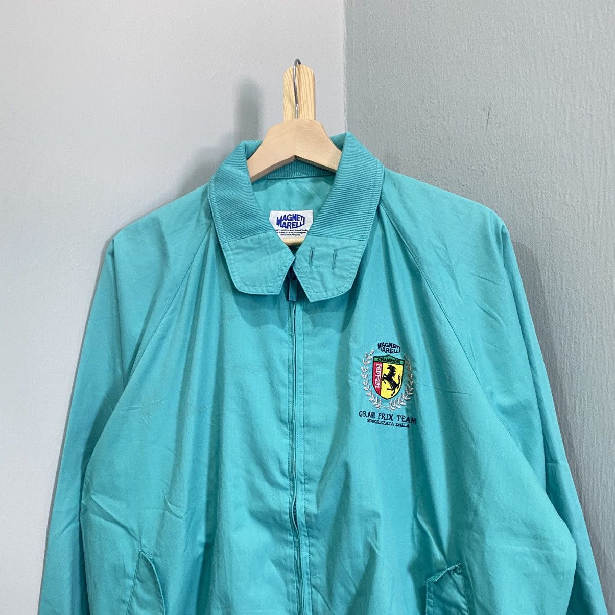 Ferrari VTG Magneti Marelli Ferrari Grand Prix Team Jacket Turquoise Size US L / EU 52-54 / 3 - 3 Thumbnail
