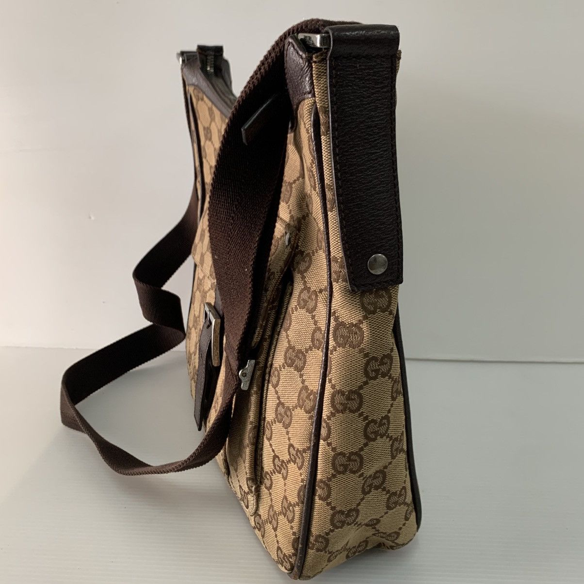 Gucci Gucci Canvas Monogram Slingbag Size ONE SIZE - 8 Thumbnail