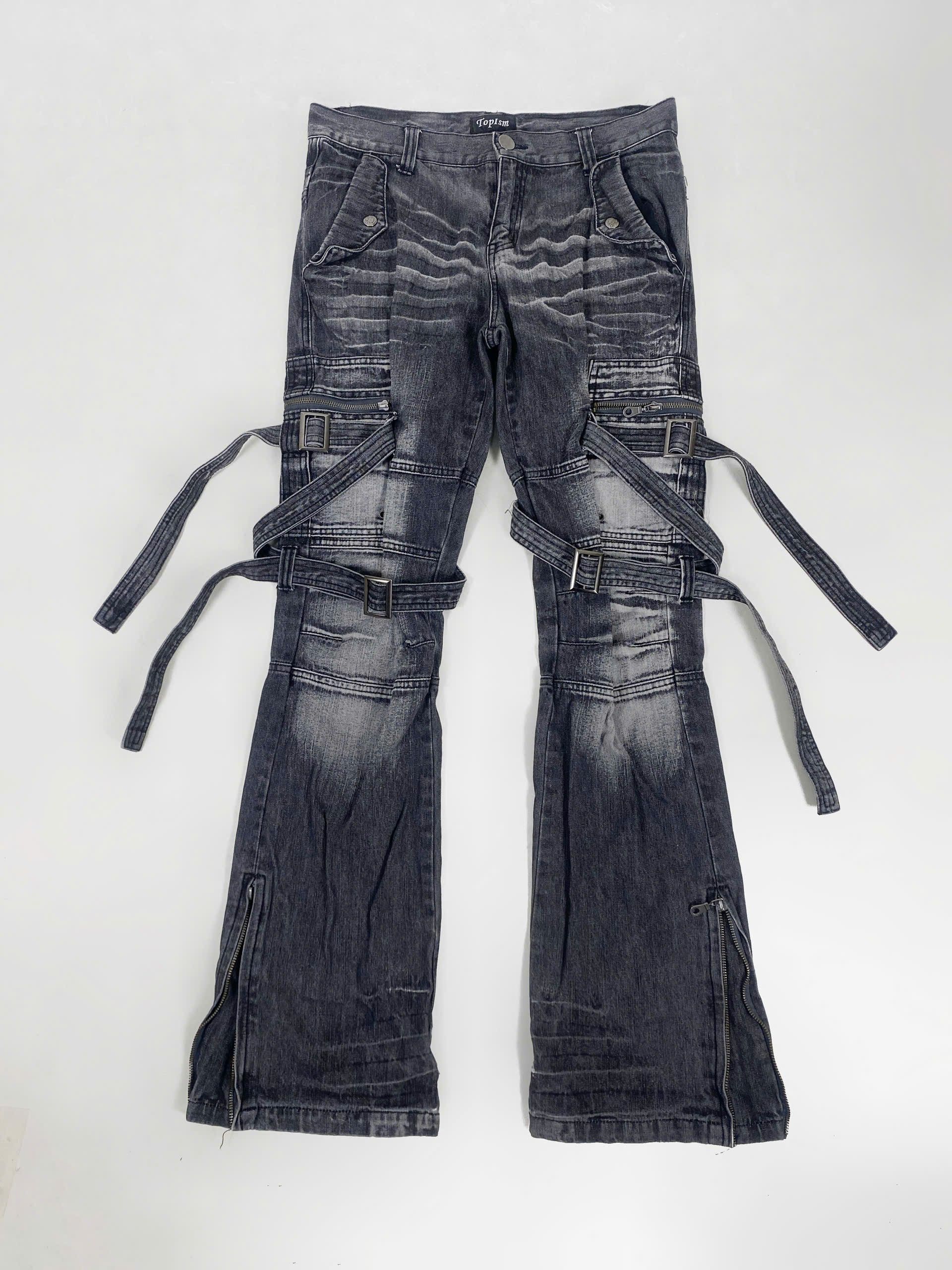 Japanese Brand Topism Raver Bondage Cargo Pants Size US 32 / EU 48 - 1 Thumbnail