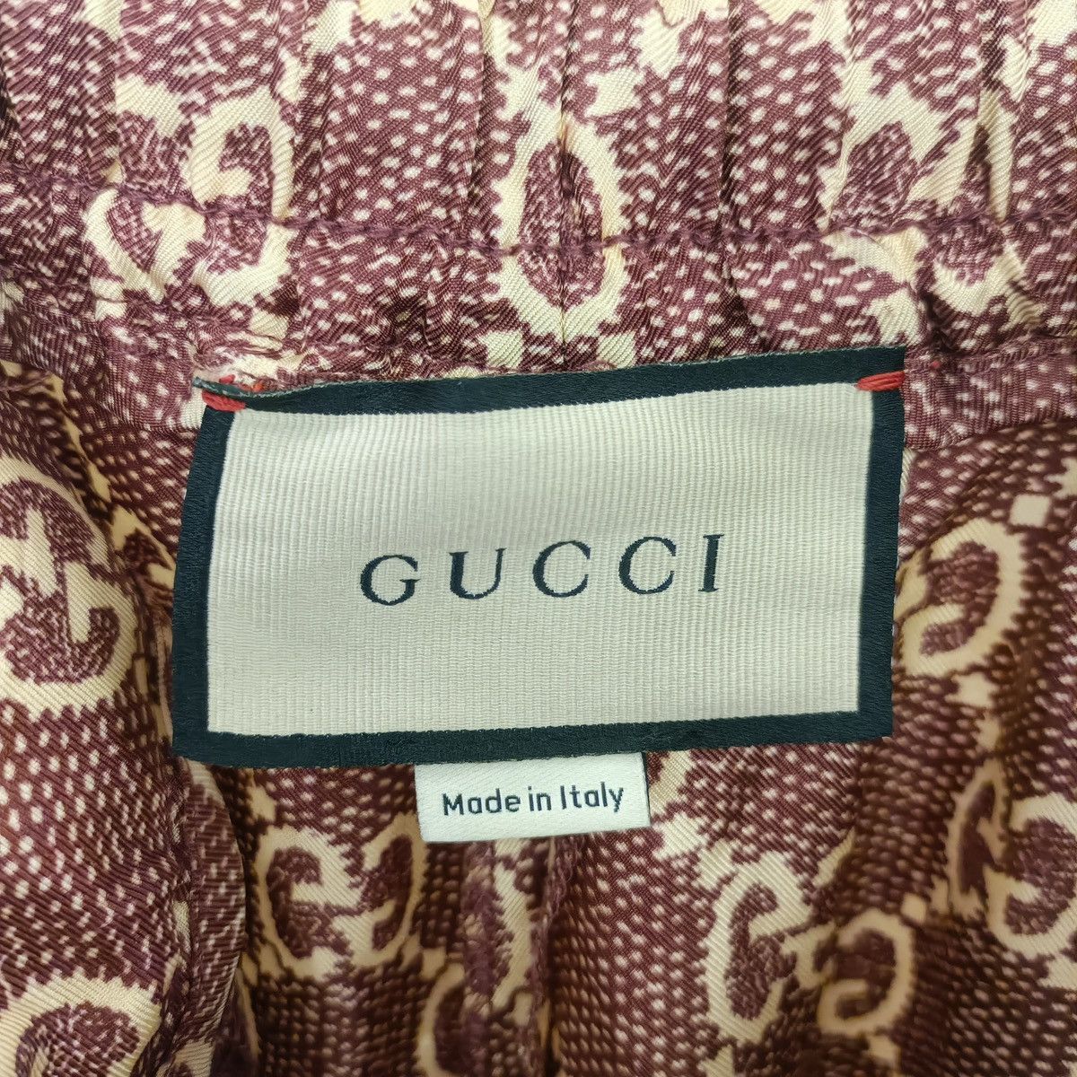 Gucci Gucci GG Pattern Twill Silk Casual Pants K26WX Size 32" / US 10 / IT 46 - 5 Thumbnail