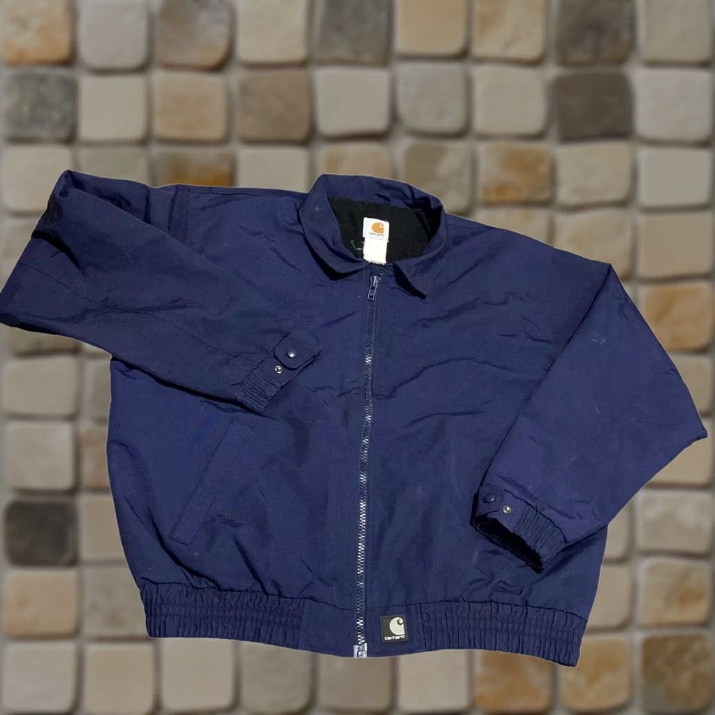 【Carhartt】J293 TWILL WORK JACKET 企業ロゴ 刺繍 Carhartt NWT Carhartt J293 Quilted Nylon-Lined Twill Work Jacket