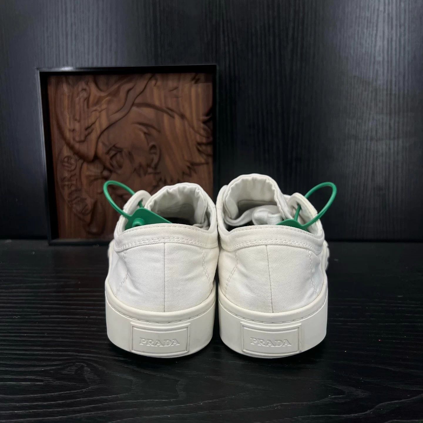 Prada Prada Wheel Canvas White Sneakers US6 Boxed Like New Size US 7 / EU 40 - 5 Thumbnail