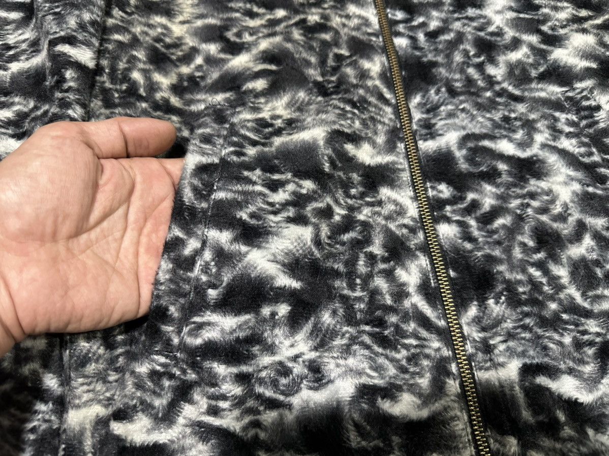 🔥Y2K Archived Tornado Mart Velvet Fur Hoodie Zip