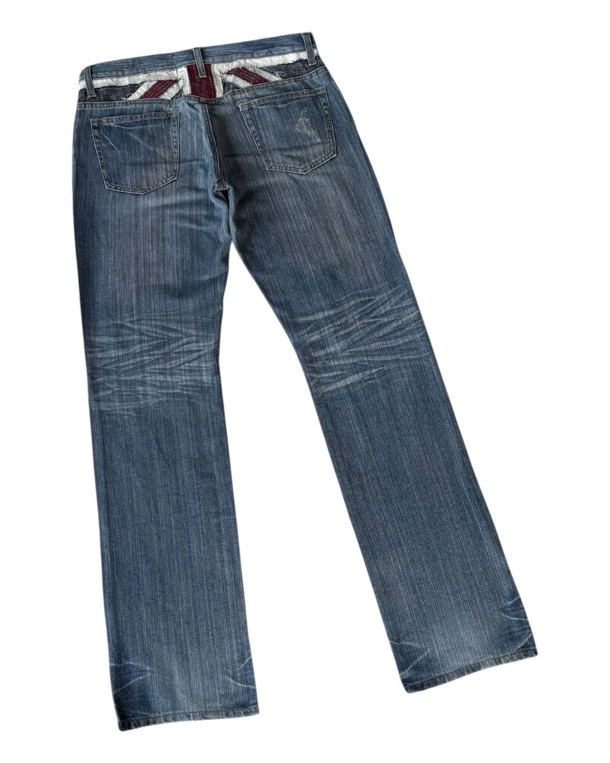 Hysteric Glamour × Le Grande Bleu (L.G.B.) × Undercover Vintage Semantic Design Patchwork Distressed Denim Jean Size US 33 - 8 Thumbnail
