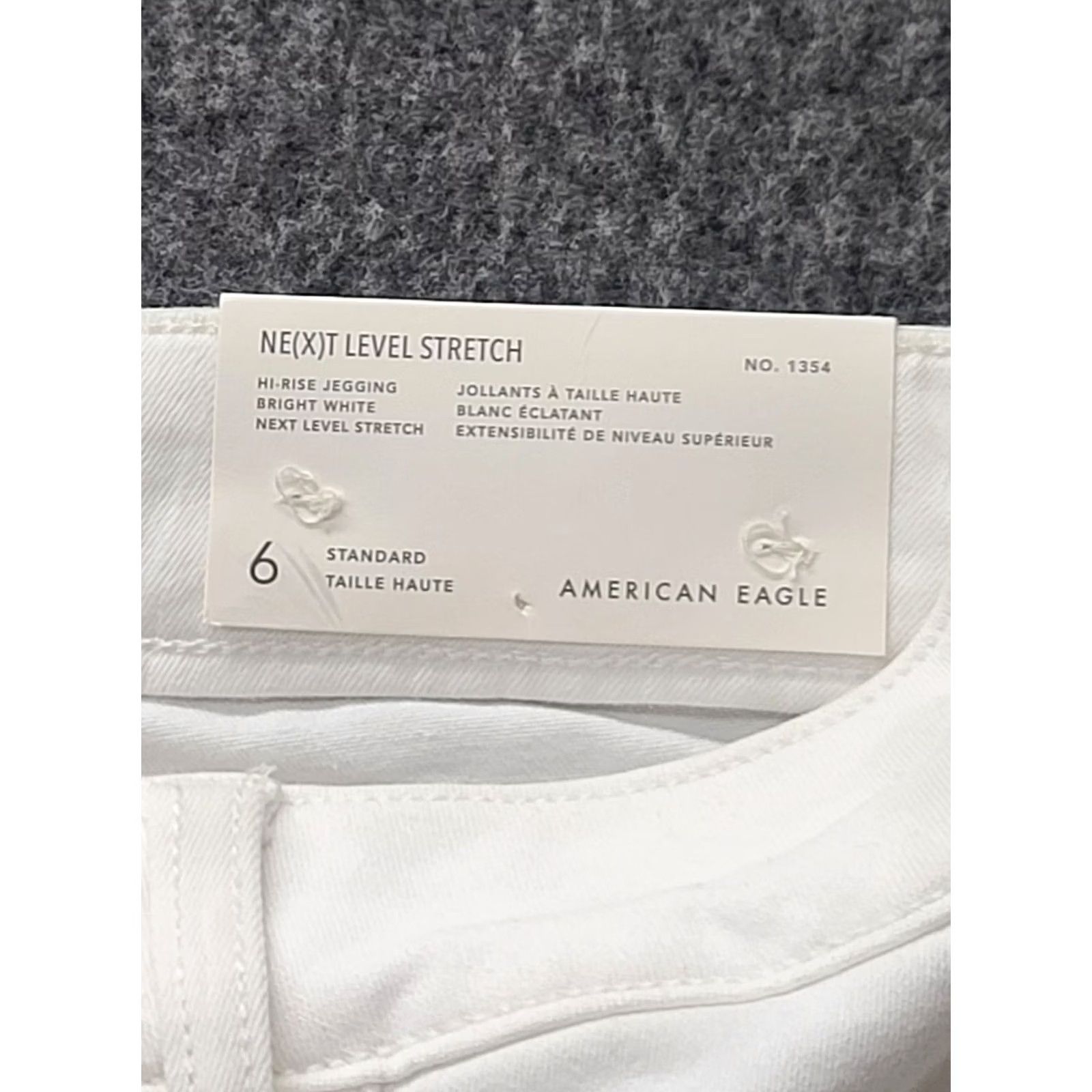American Eagle Outfitters VINTAGE American Eagle Jeans 5-Pocket Denim Regular Rise Ankle 27in Waist White Womens 6 Regular Size 28" / US 6 / IT 42 - 2 Thumbnail