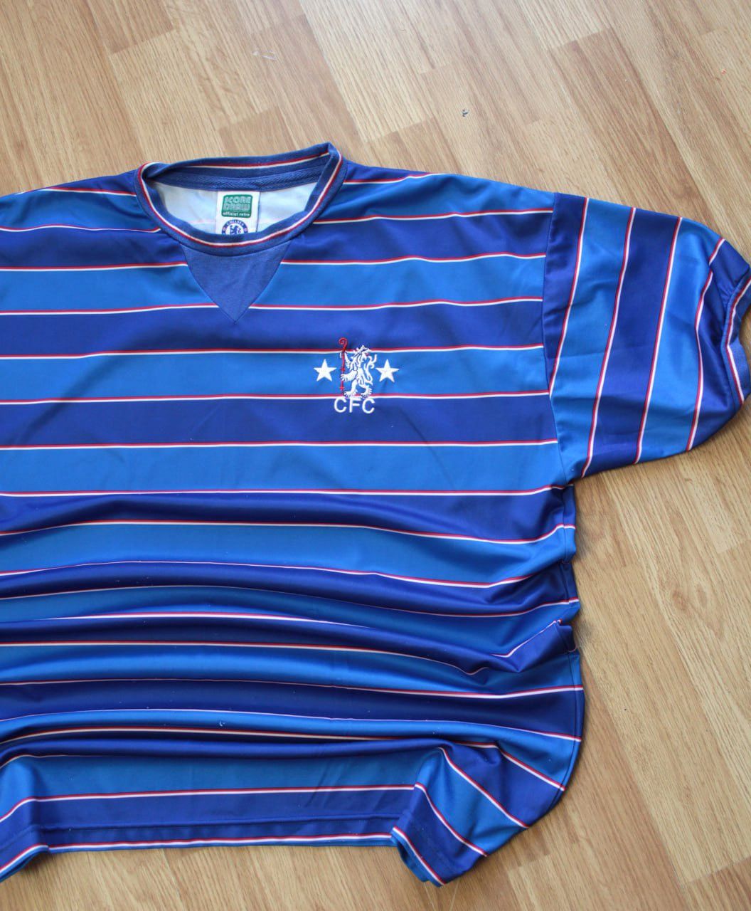 Chelsea Soccer 🔥 Chelsea 1983 1985 Retro Jersey Soccer T Shirt Score Draw Size US XL / EU 56 / 4 - 2 Thumbnail