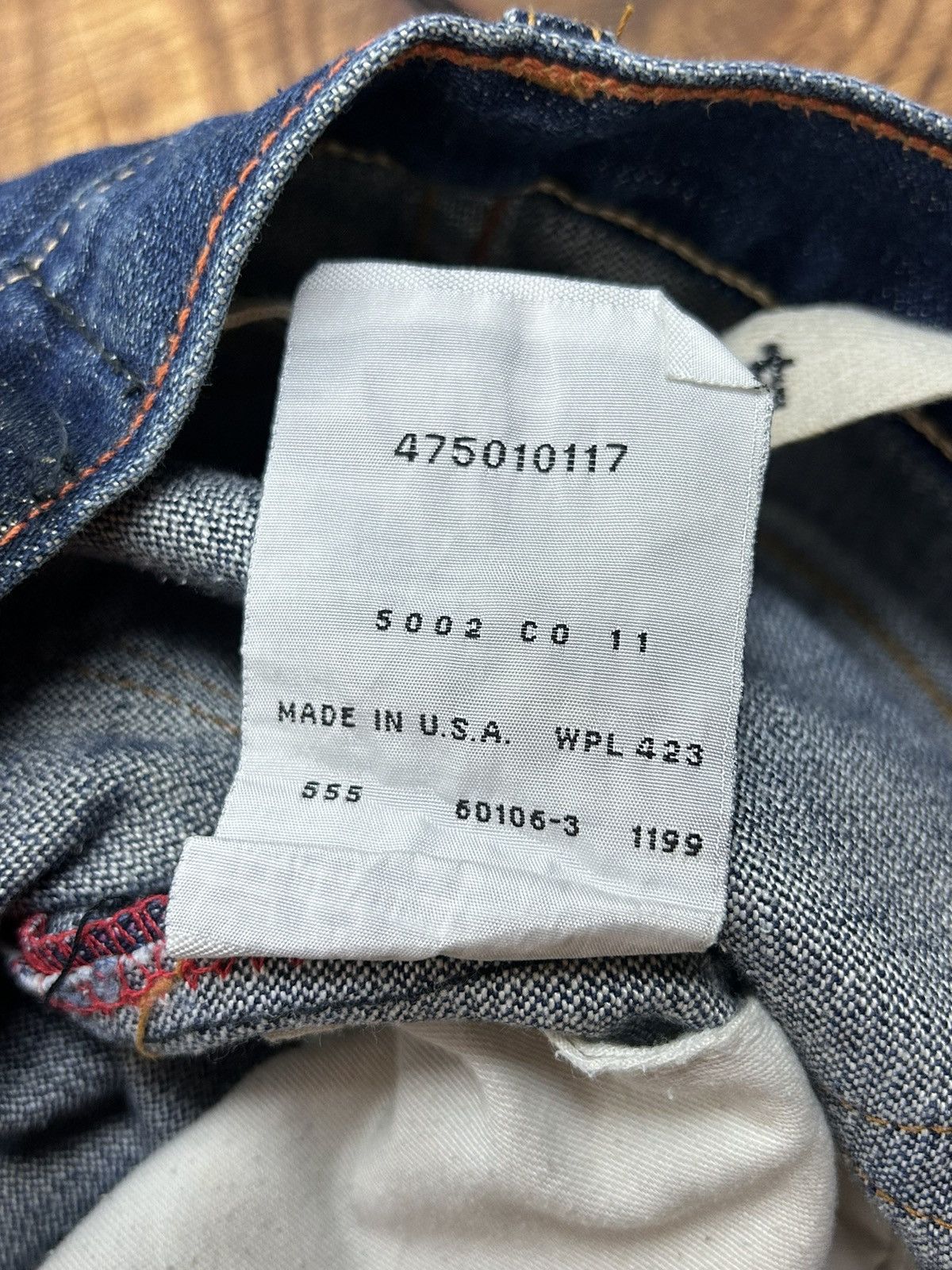 Levi's Vtg Levi's 501 Limited Edition 2004 1990/3000 Denim Jeans Size US 29 - 16 Thumbnail