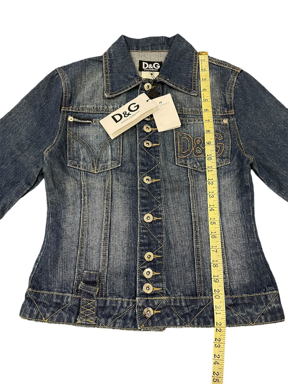Dolce & Gabbana Deadstock Dolce & Gabbana Ten Button Denim Made in Italy Size M / US 6-8 / IT 42-44 - 10 Thumbnail