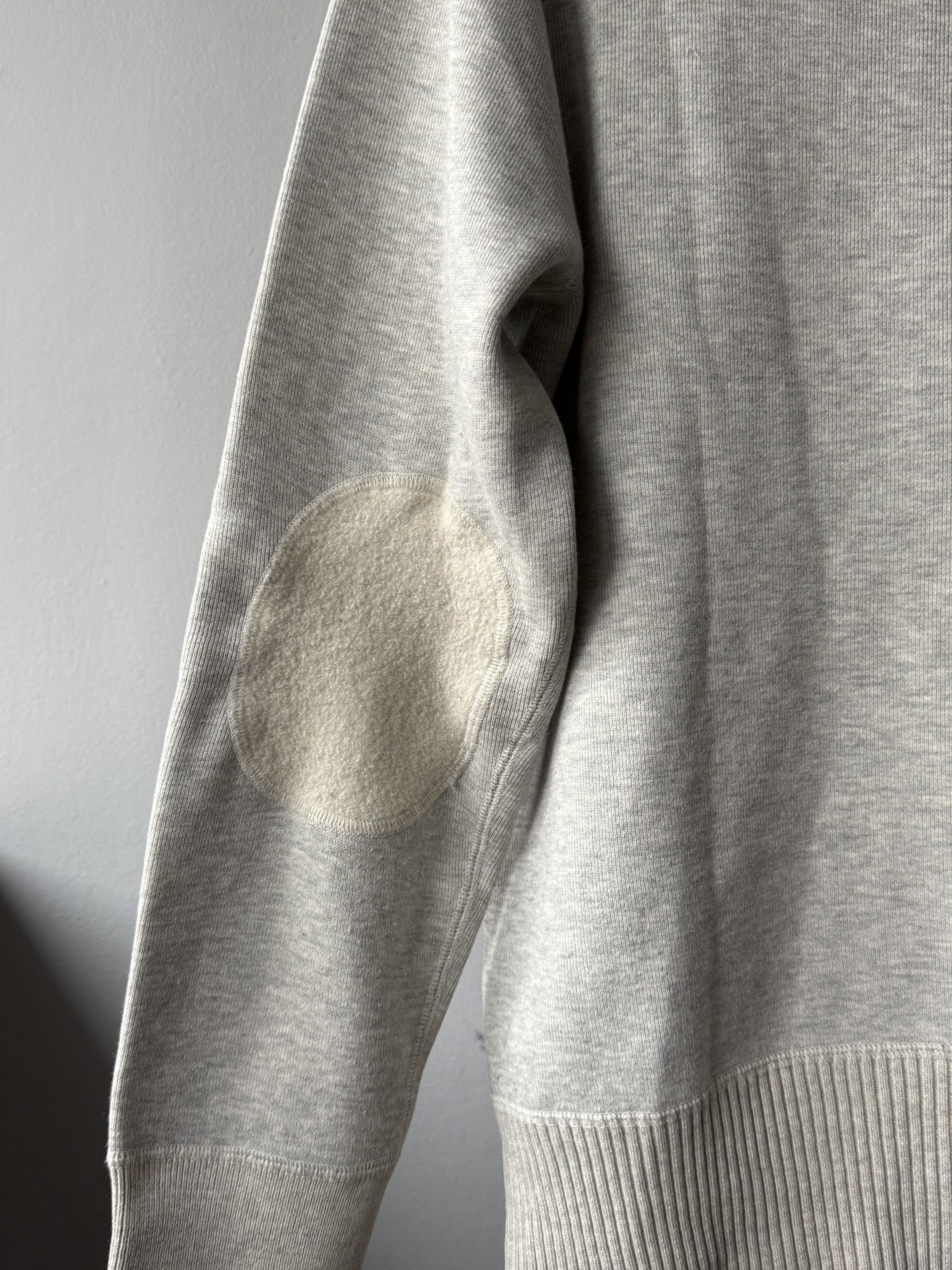 Arket Arket French Terry Cotton Wool Elbow Patches Gray Sweatshirt Size US S / EU 44-46 / 1 - 8 Thumbnail