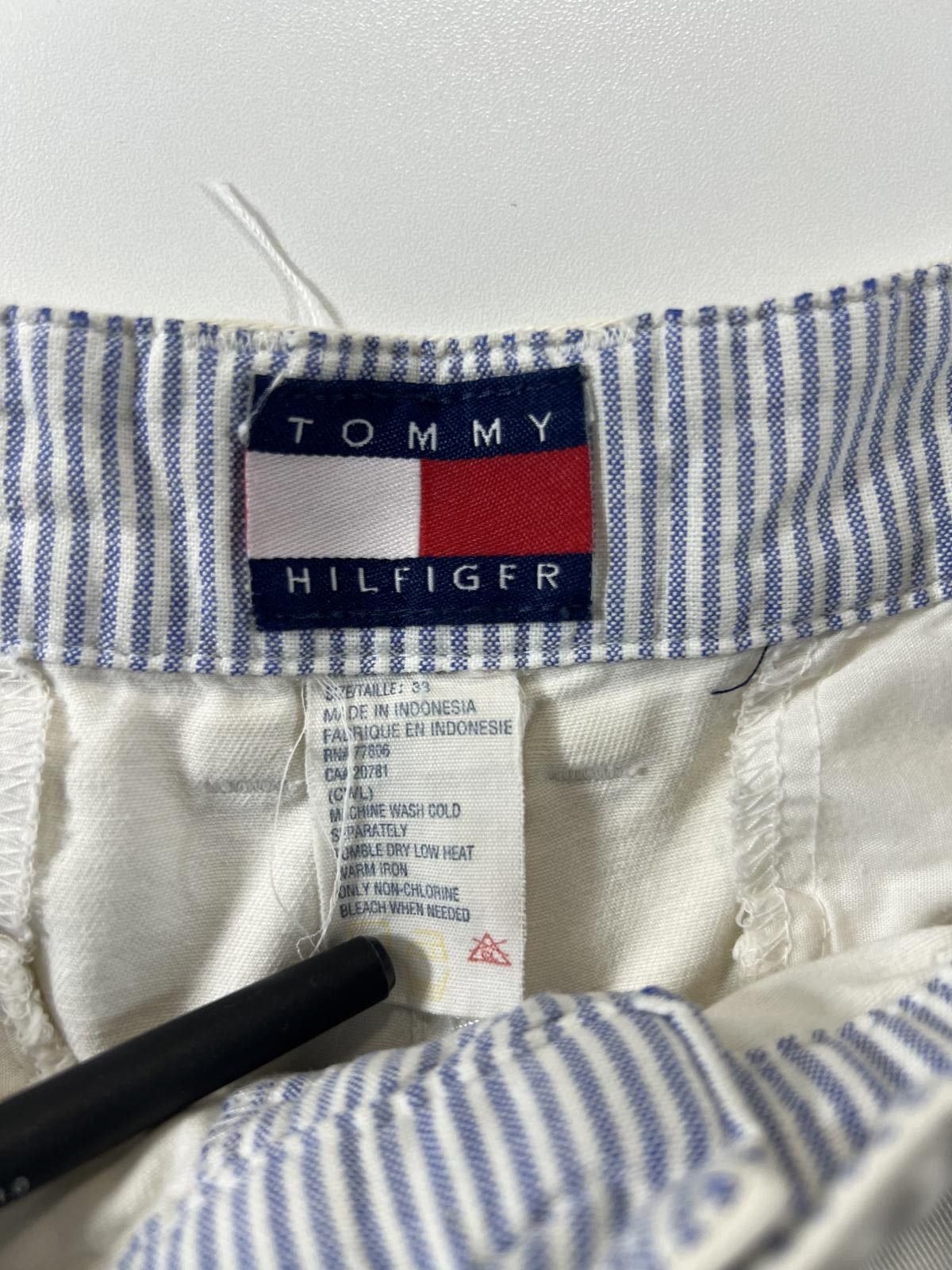 Other Vintage Tommy Hilfiger Classic White Pleated Shorts 33 Size US 32 / EU 48 - 5 Thumbnail