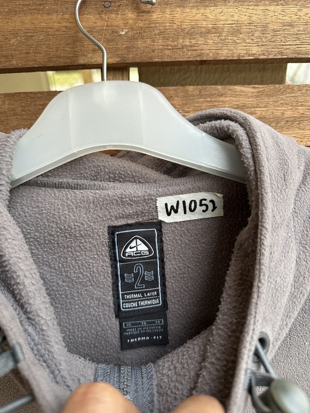 Nike ACG Vintage Nike ACG Gorpcore Fleece Jacket Size US XL / EU 56 / 4 - 3 Thumbnail