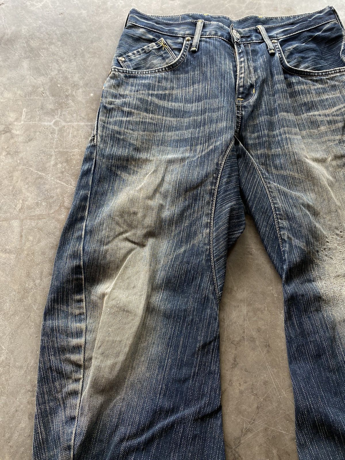 Edwin × Hysteric Glamour × Tornado Mart Baggy Jeans Japanese Edwin XV-Function Distressed Size US 30 / EU 46 - 2 Thumbnail