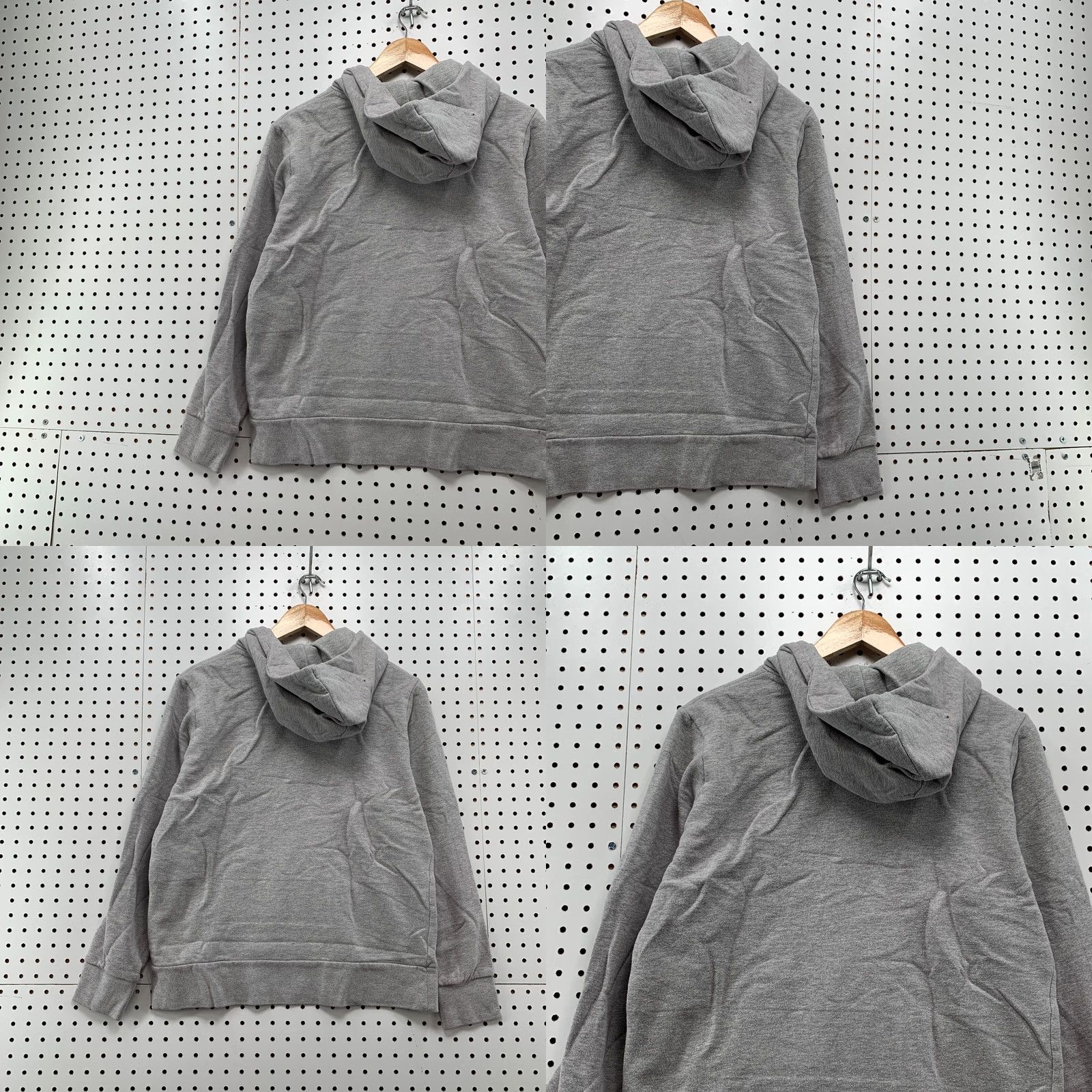 The North Face North Face Sweatshirt Blue Logo Womens Large Hooded Pullover Gray Blue Logo Sweatshirt Womens Large Hooded Pullover Size L / US 10 / IT 46 - 9 Thumbnail