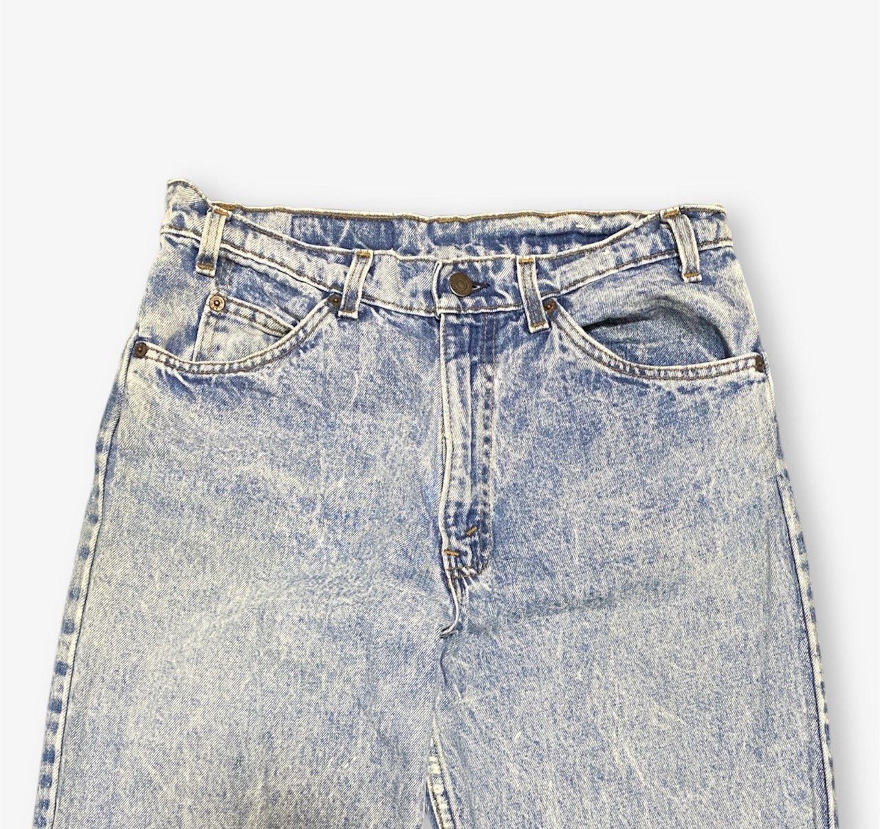 Levi's Vintage 80s Levis 515 Acid Wash Tapered Jeans Size US 32 / EU 48 - 3 Thumbnail