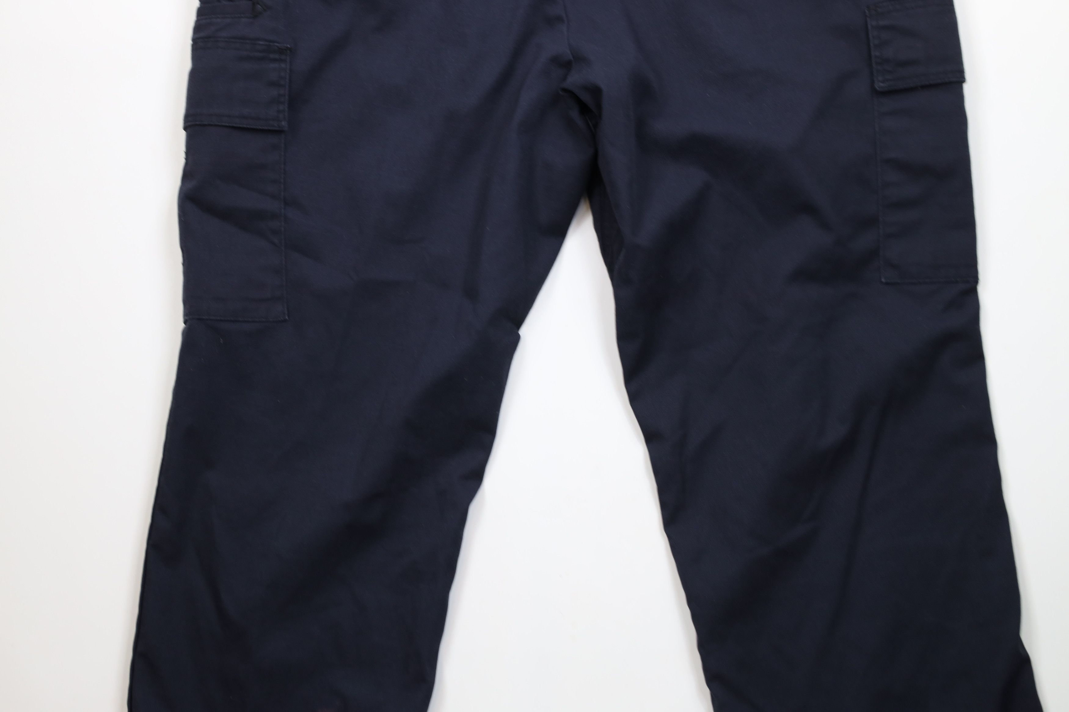 Vintage Vintage Streetwear Ripstop Wide Leg Cargo Pants Navy Blue Size US 44 / EU 60 - 12 Thumbnail
