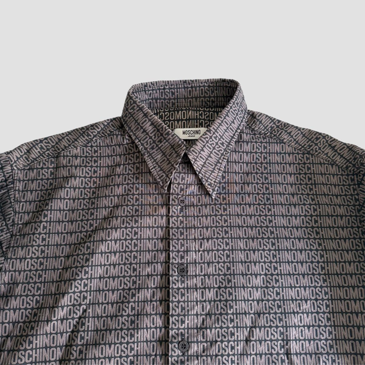 Moschino Moschino Monogram Shirt Size US L / EU 52-54 / 3 - 1 Thumbnail