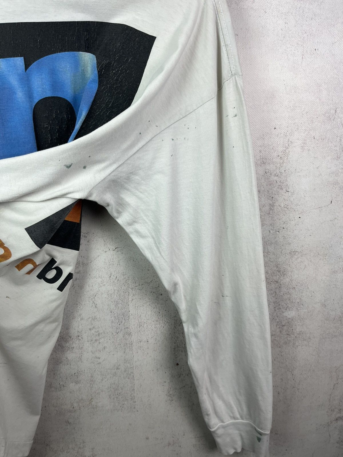 Band Tees Thrashed Vintage 1994 Nine Inch Nails NIN Broken Long-Sleeve Size US XL / EU 56 / 4 - 16 Thumbnail