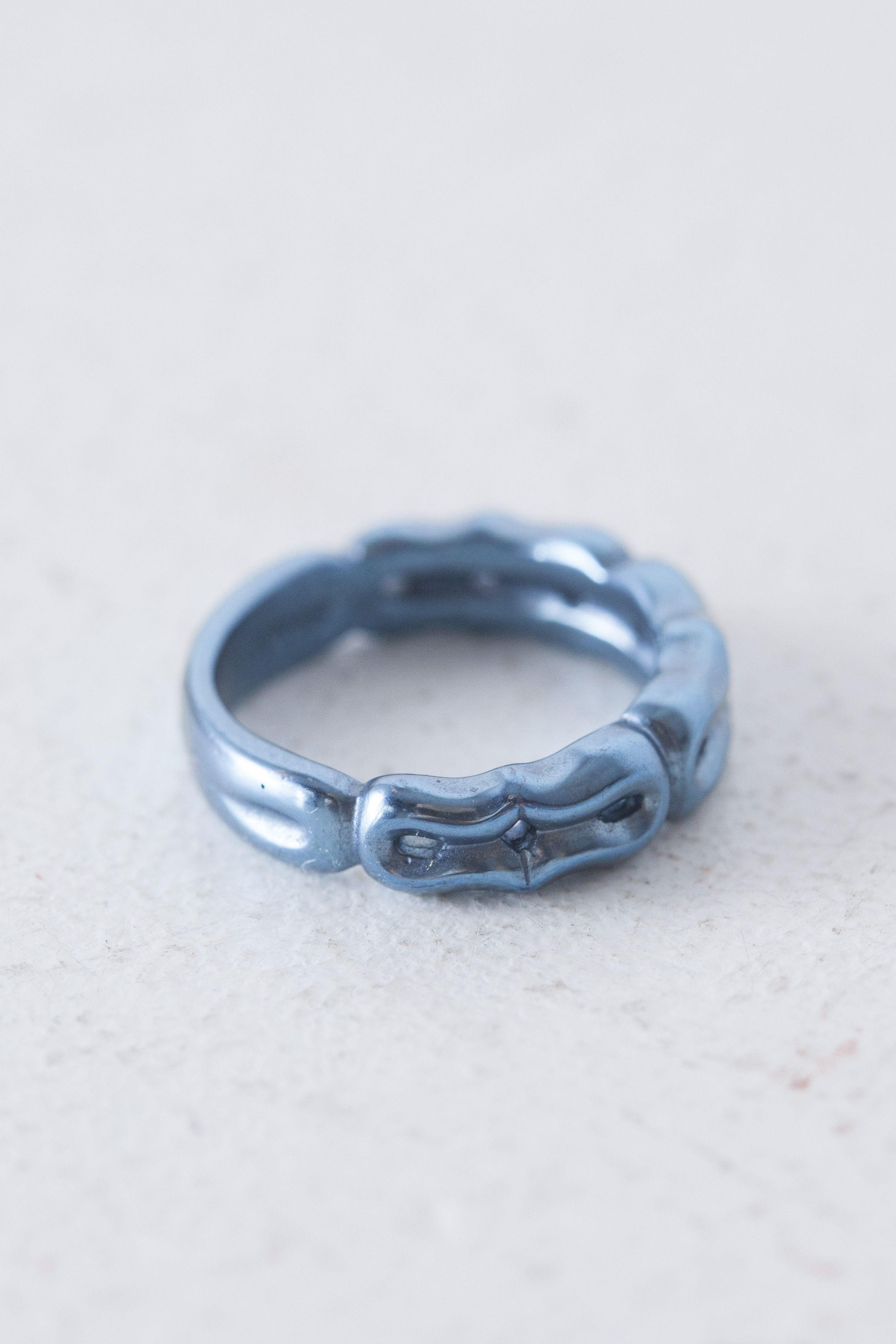 Other Shin's Sculpture Blue titanium spacer ring Size ONE SIZE - 2 Thumbnail