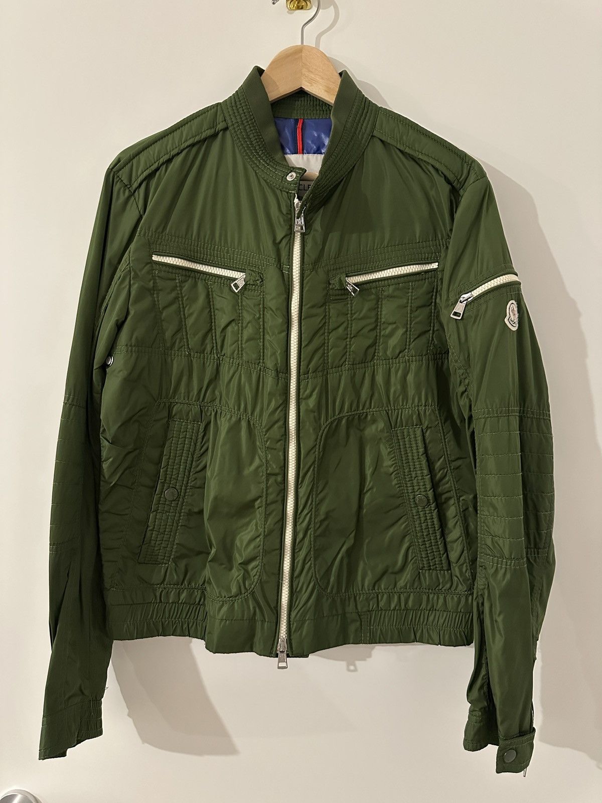 Moncler Moncler Thym Light Nylon Bomber Jacket Size 3 Size US L / EU 52-54 / 3 - 1 Thumbnail