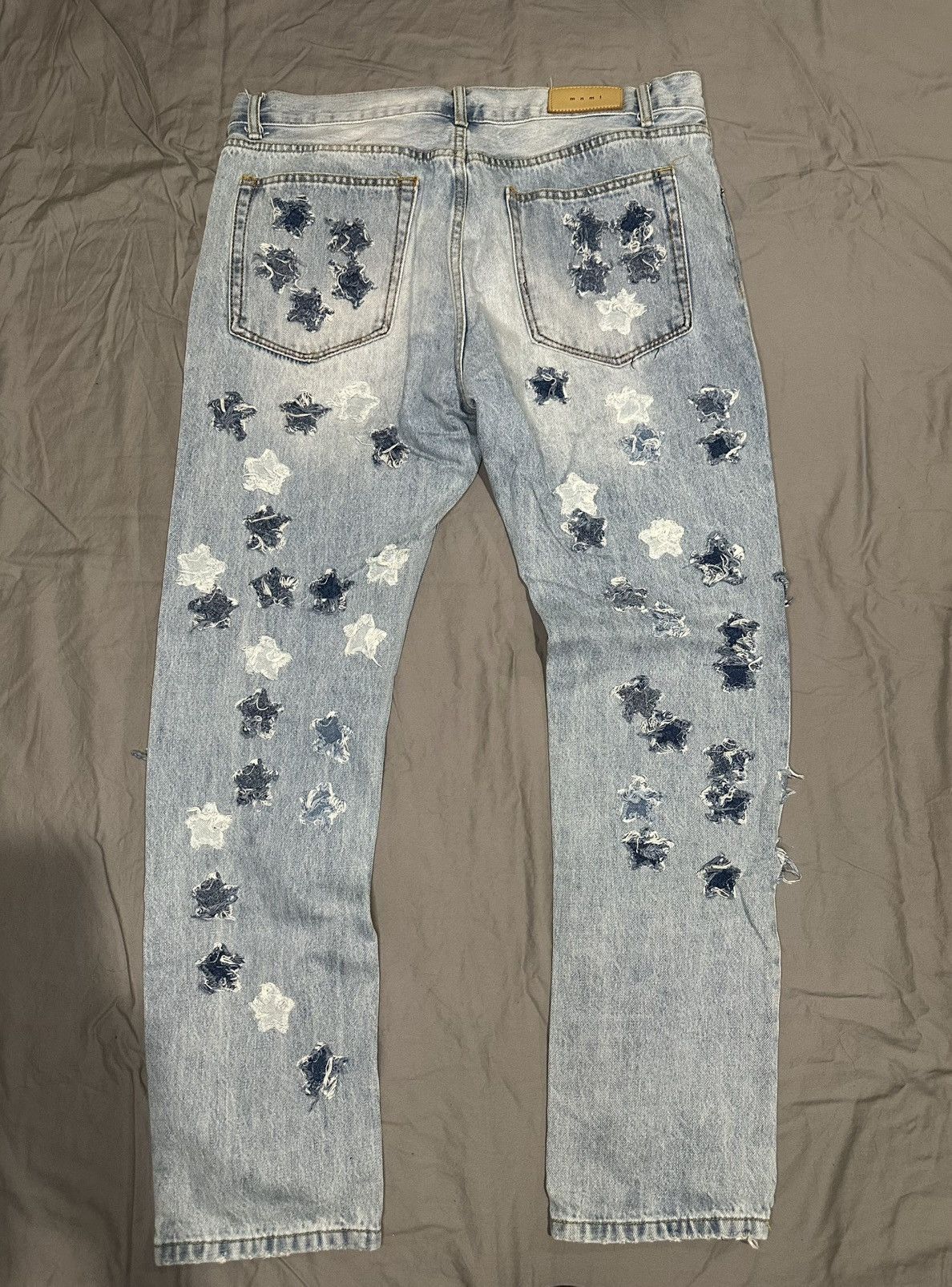 MNML Star embroidered Jeans Size US 36 / EU 52 - 4 Thumbnail