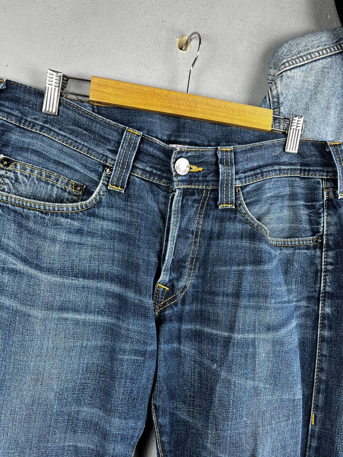 True Religion True Religion selvedge denim pants made usa Size US 34 / EU 50 - 4 Thumbnail