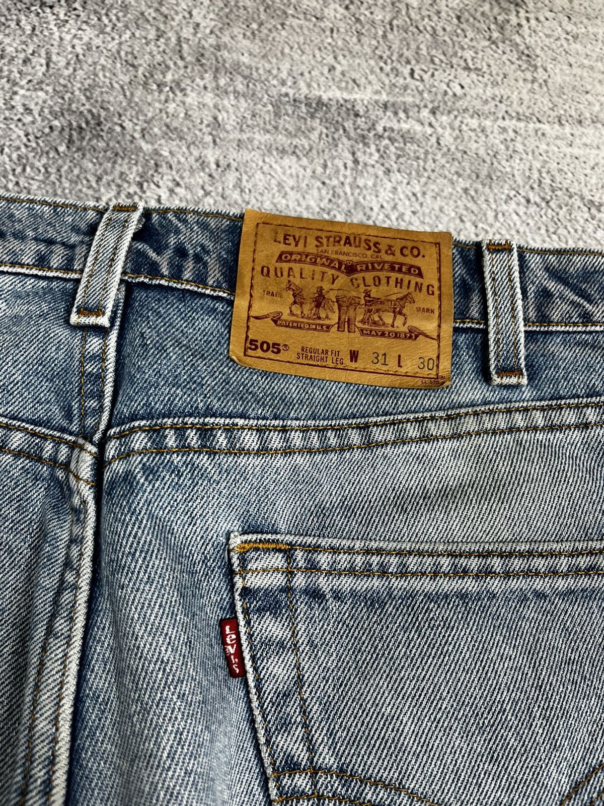 Levi's made USA denim pants vintage size 31/30