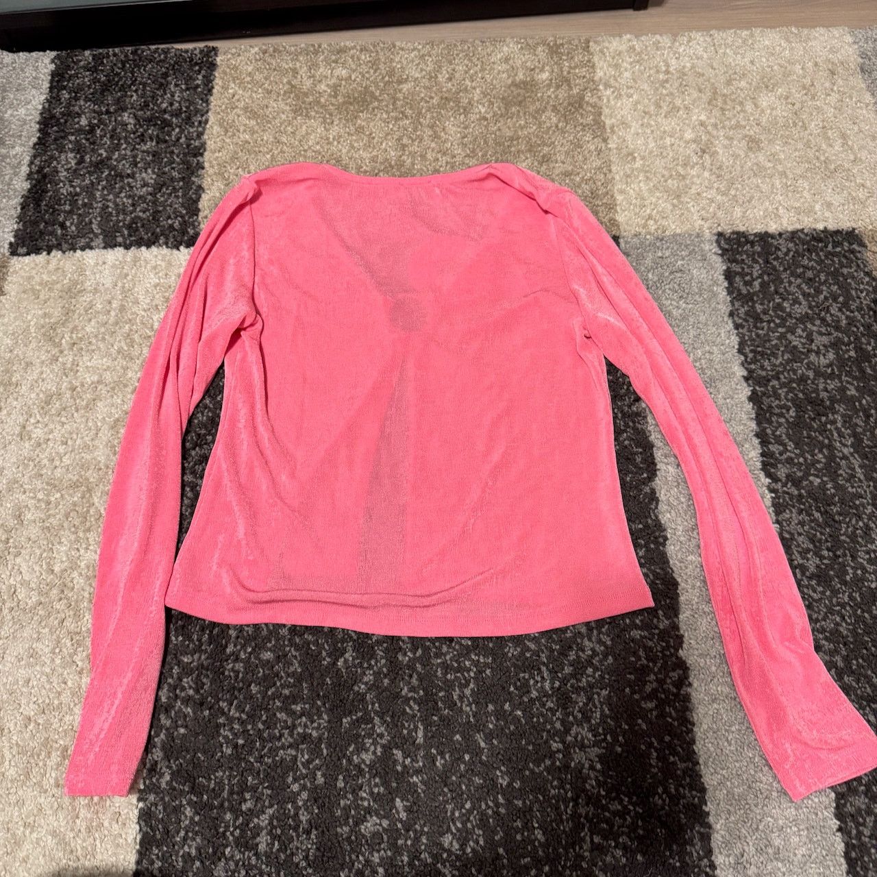 PRINCESS POLLY NWT Princess Polly Long Sleeve Pink Open Front Top Size L / US 10 / IT 46 - 4 Thumbnail