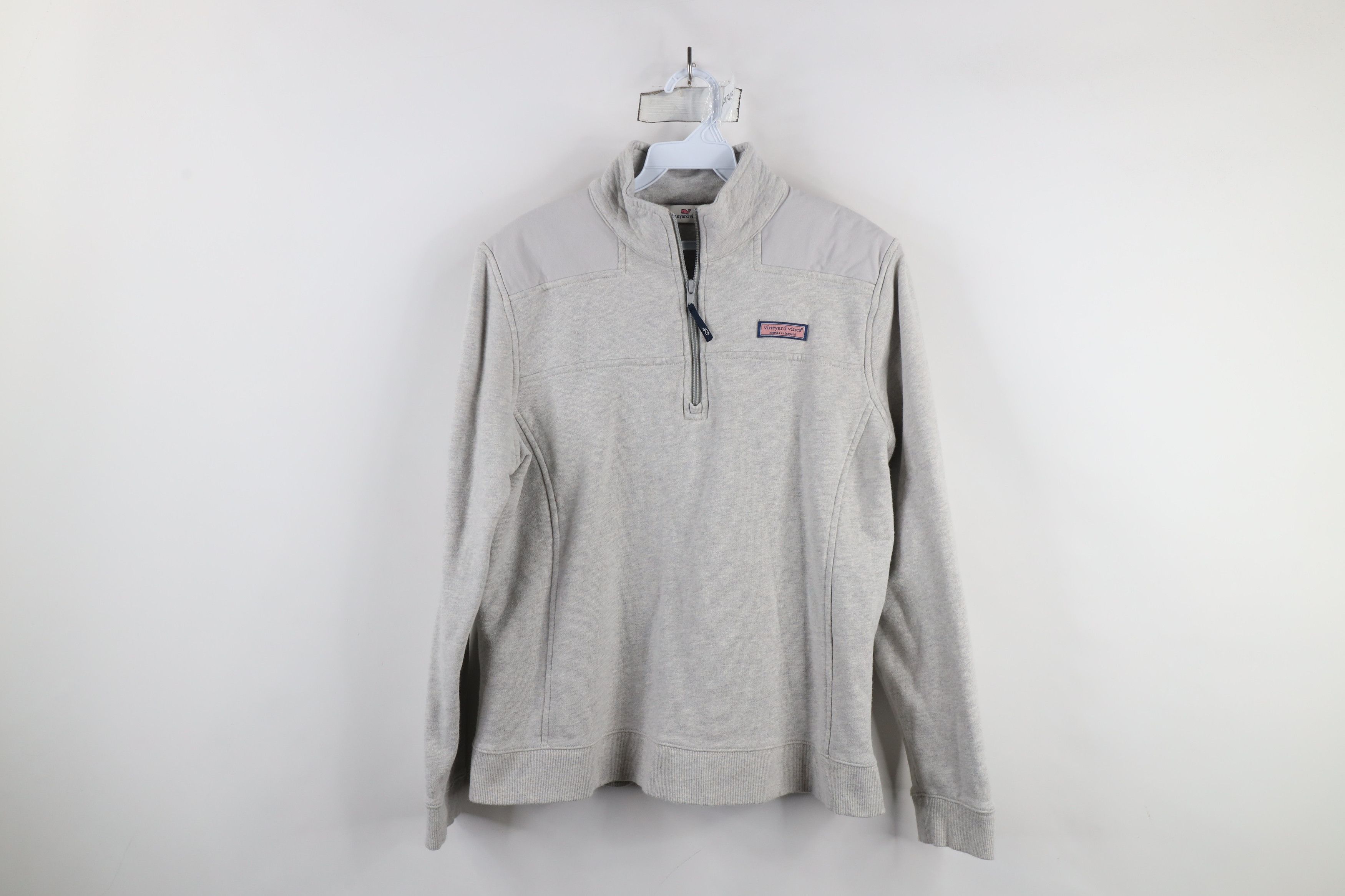 Vineyard Vines × Vintage Vineyard Vines Dreamcloth Half Zip Pullover Sweatshirt Gray Size XL / US 12-14 / IT 48-50 - 1 Thumbnail