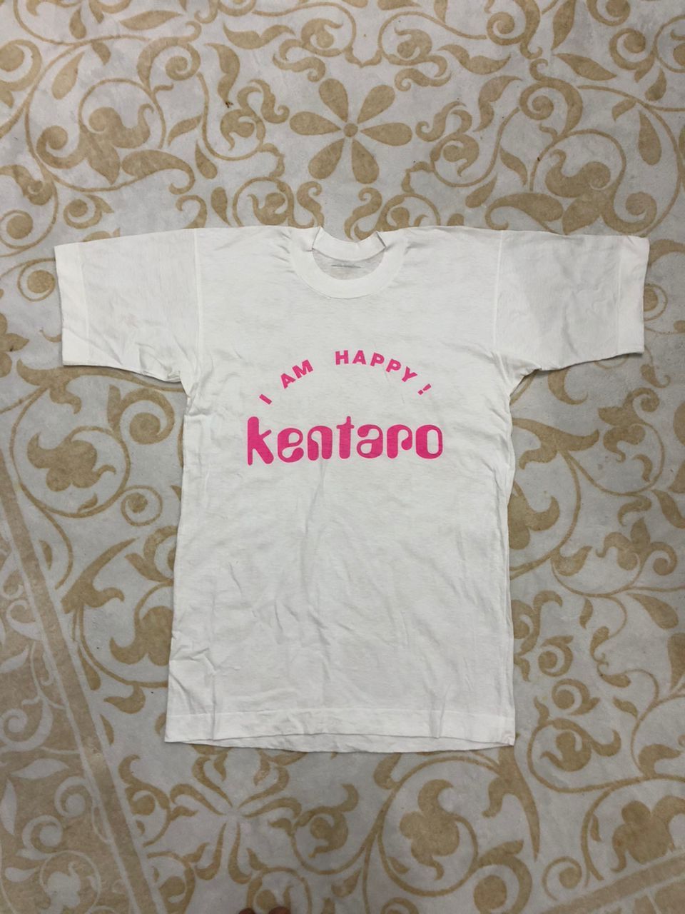 Vintage Vintage 70s White Kentaro graphic tee Size US XS / EU 42 / 0 - 2 Thumbnail
