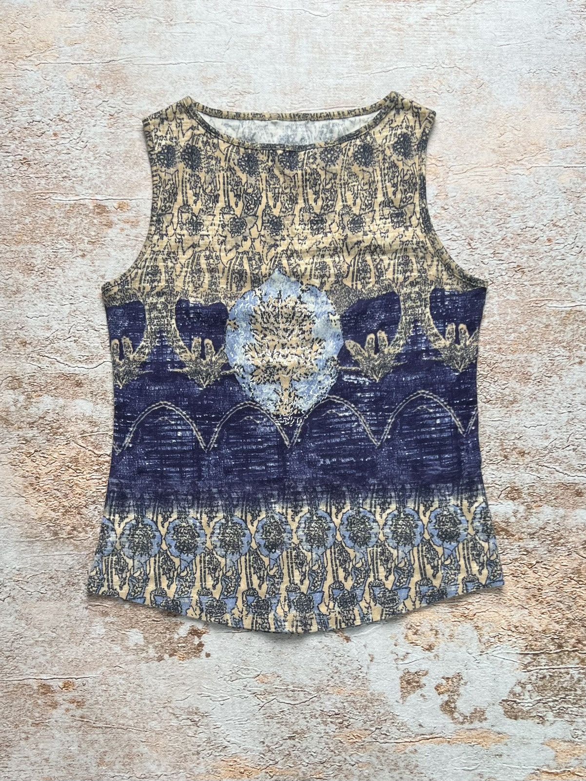 Vintage Vintage antique printed tank top Size M / US 6-8 / IT 42-44 - 1 Thumbnail