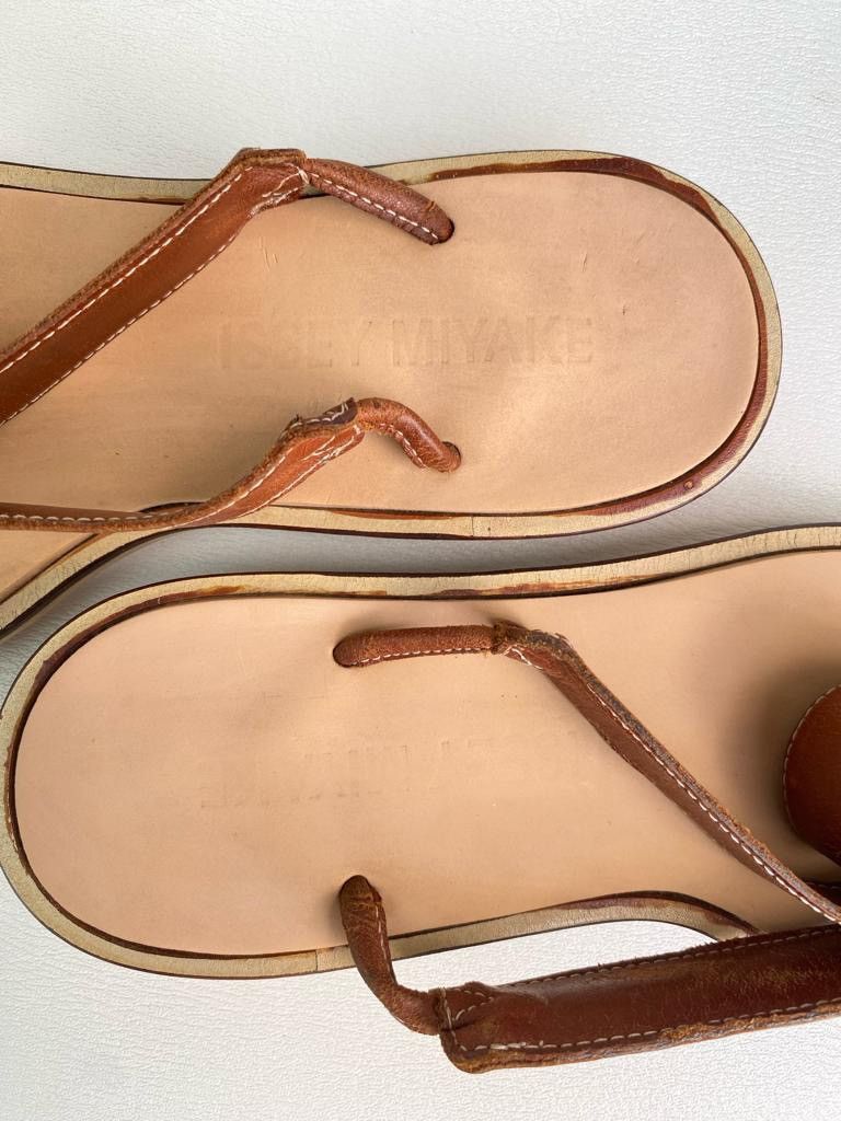 Issey Miyake Spiral Strap Low Heel Sandals Size US 7 / IT 37 - 6 Thumbnail