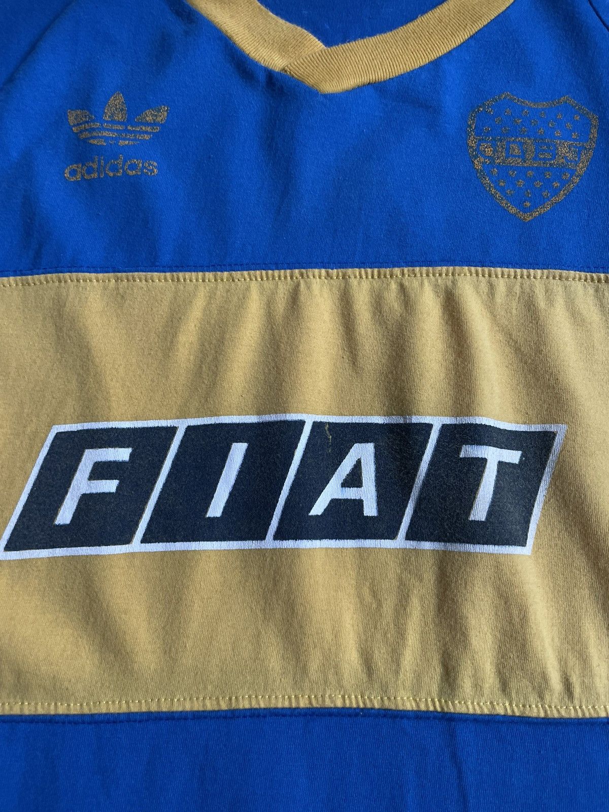 Adidas Vintage Adidas Boca Juniors 80’s Football Shirt #10 Jersey Size US M / EU 48-50 / 2 - 7 Thumbnail