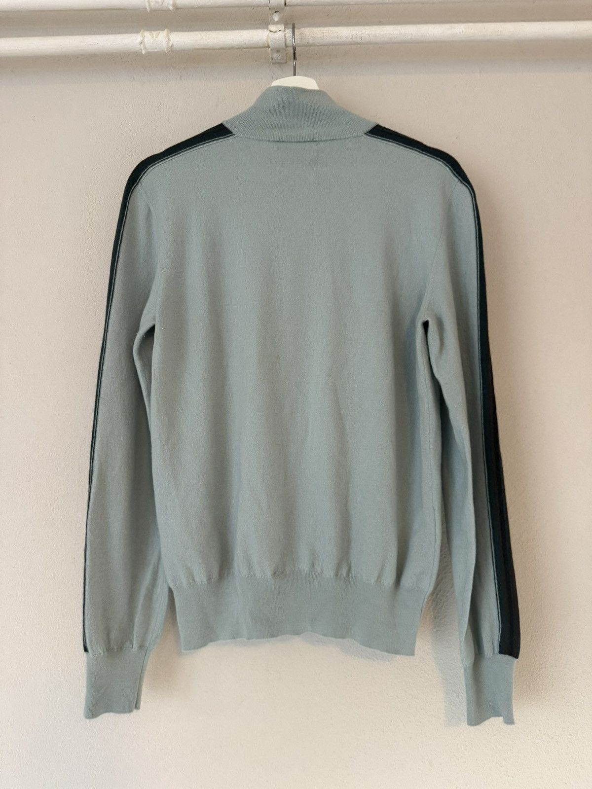 Hermes Cashmere Henley Knit with Contrast Shoulder Panels Size US M / EU 48-50 / 2 - 4 Thumbnail